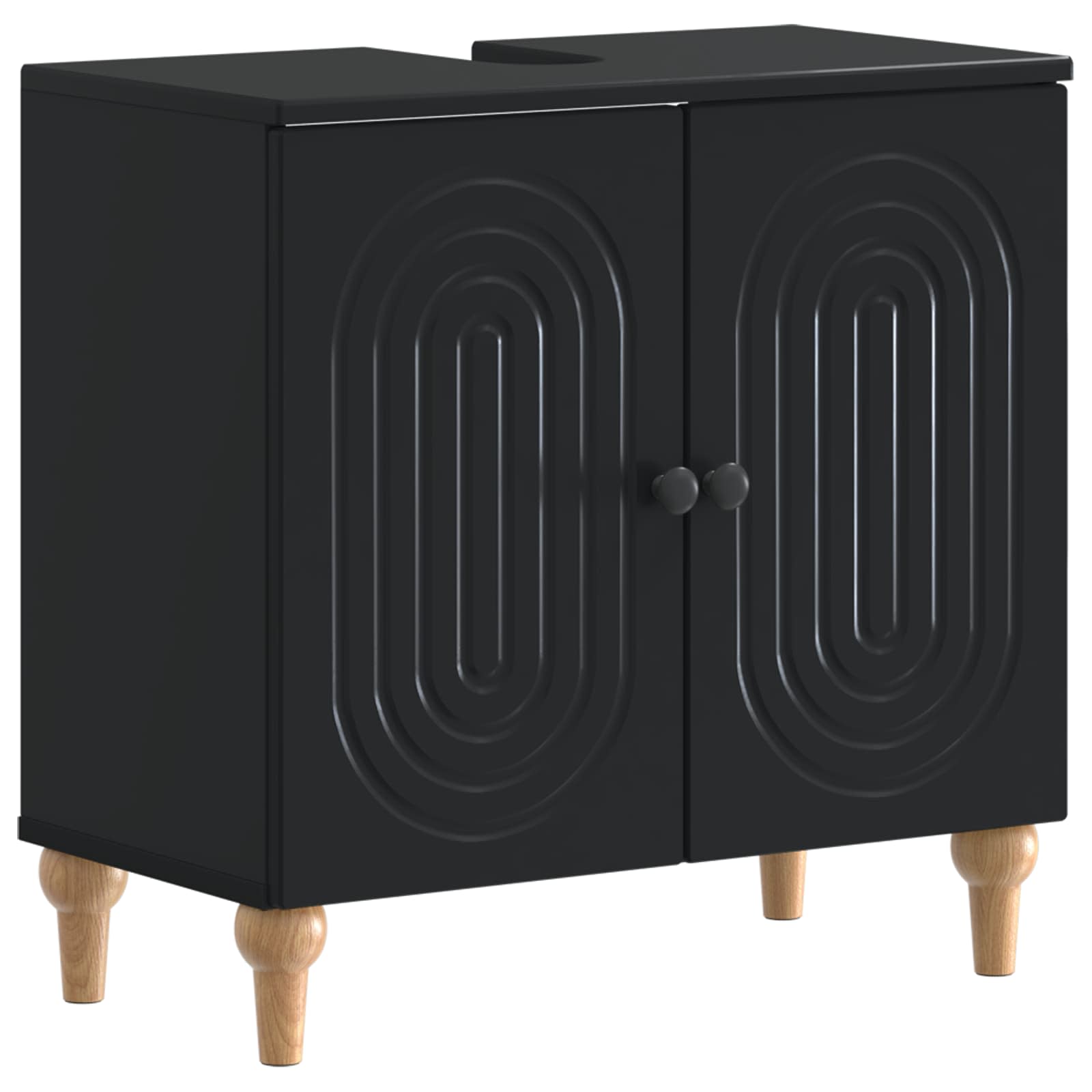 vidaXL Badkamer wastafelkast ALKMAAR Wit 59,5 x 31,5 x 59 cm