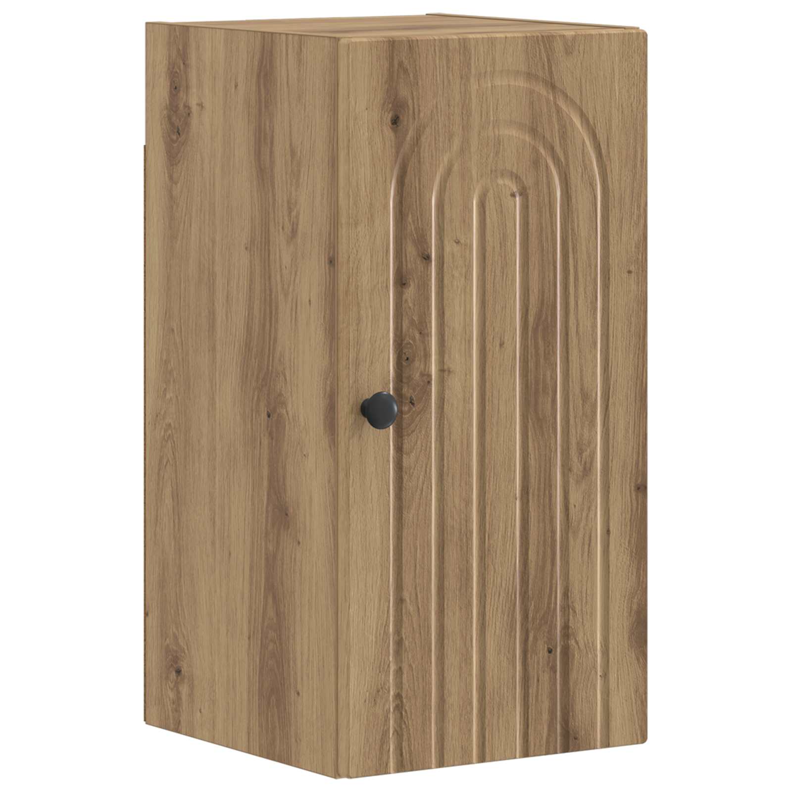 vidaXL Badkamer wandkast ALKMAAR Wit 30 x 31 x 59 cm Bewerkt hout