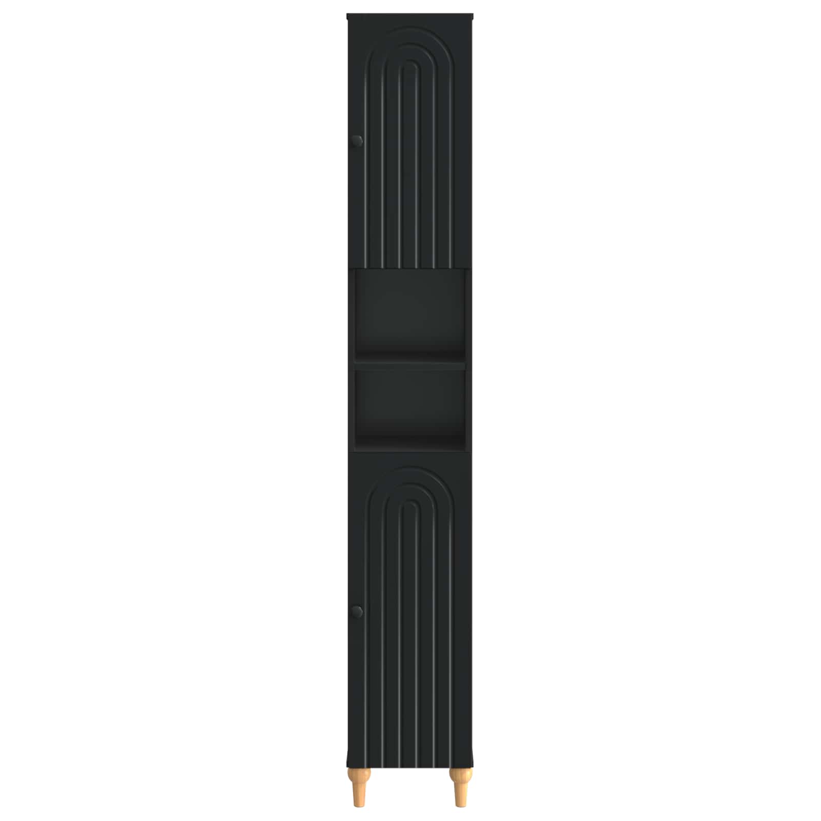 vidaXL Badkamerkast met Open Plank ALKMAAR Wit 30 x 31 x 190 cm
