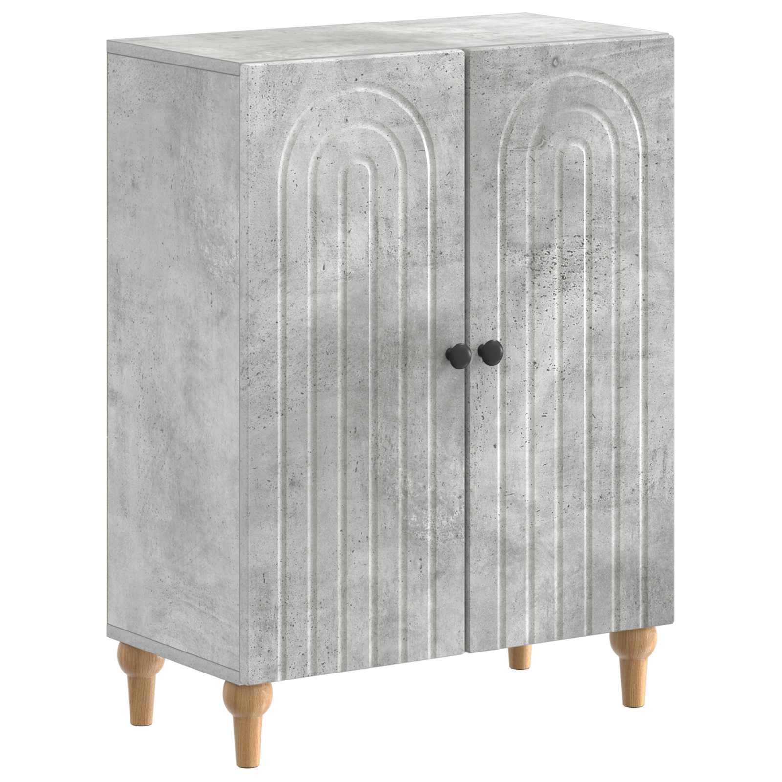vidaXL Badkamer Opbergkast ALKMAAR Wit 59,5 x 31 x 80 cm Bewerkt hout