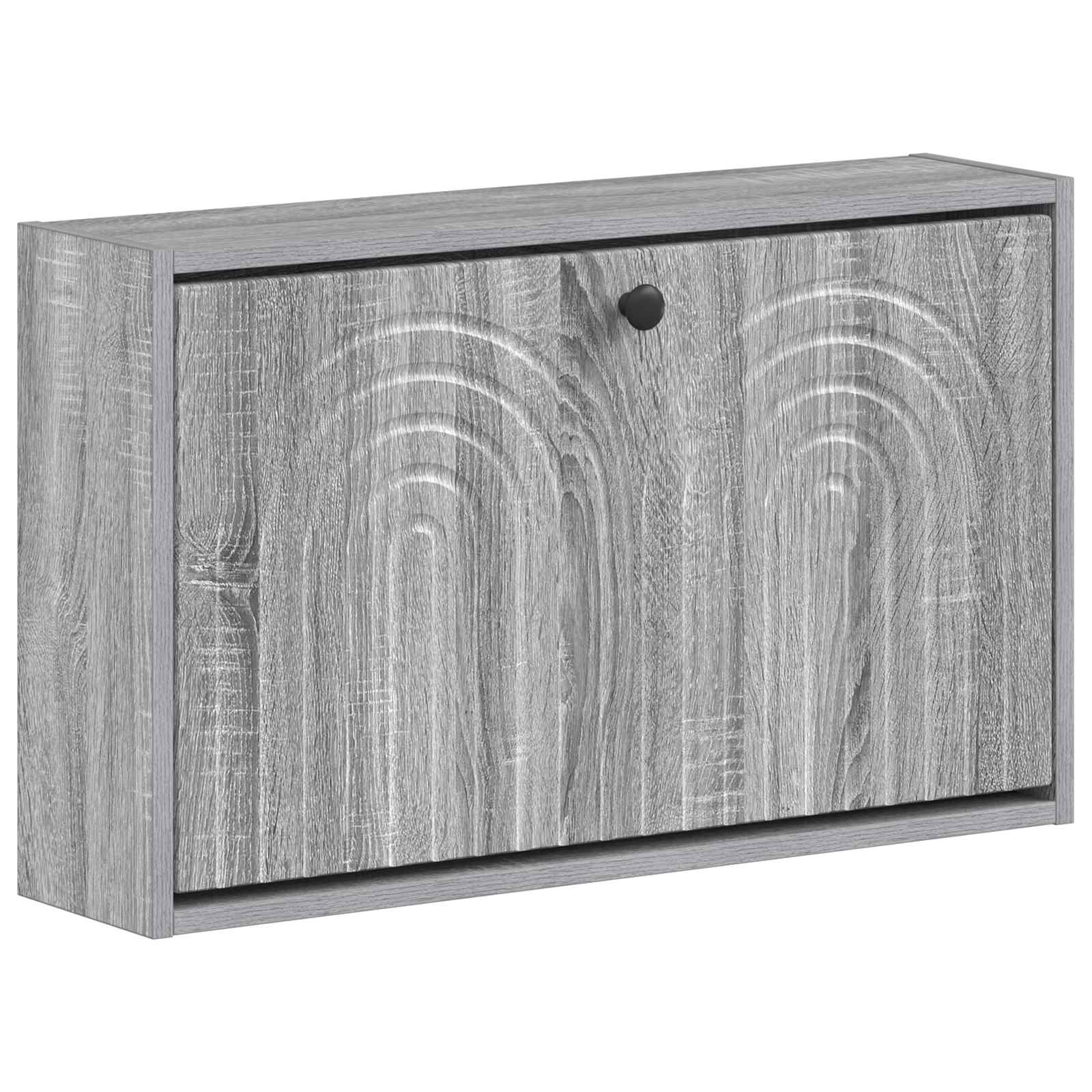 vidaXL Wandgemonteerde Schoenkast ALKMAAR 71 x 17 x 43 cm Bewerkt hout