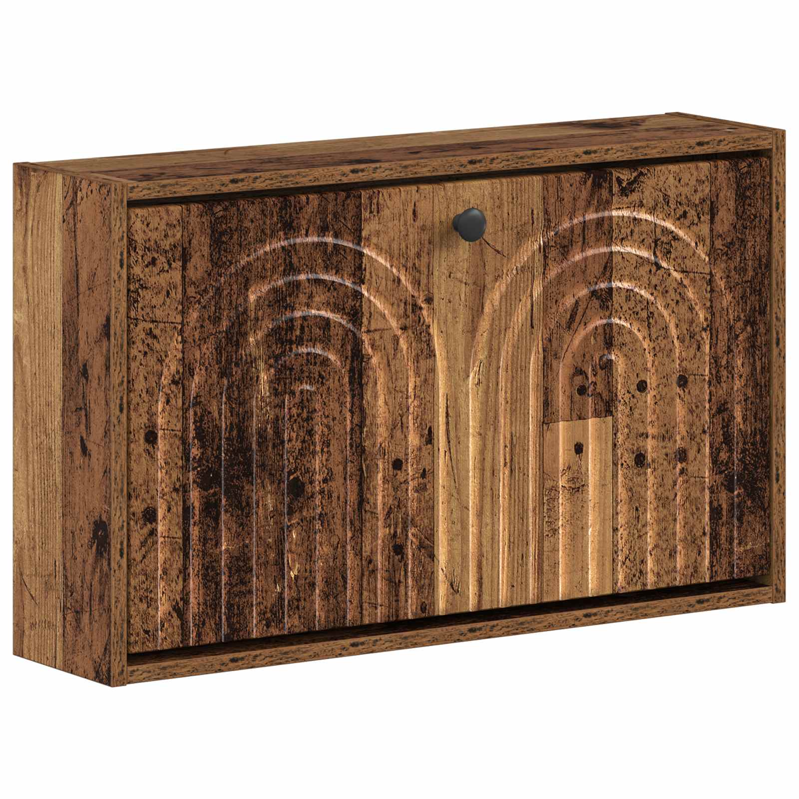 vidaXL Wandgemonteerde Schoenkast ALKMAAR 71 x 17 x 43 cm Bewerkt hout