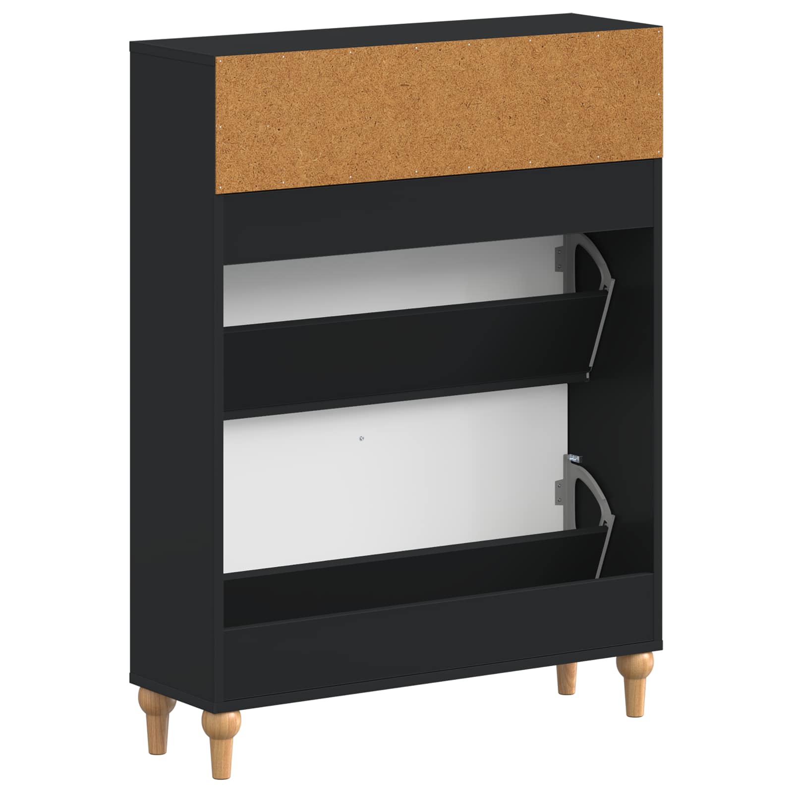 vidaXL Schoenenkast ALKMAAR 78 x 24 x 103 cm Bewerkt hout Wit