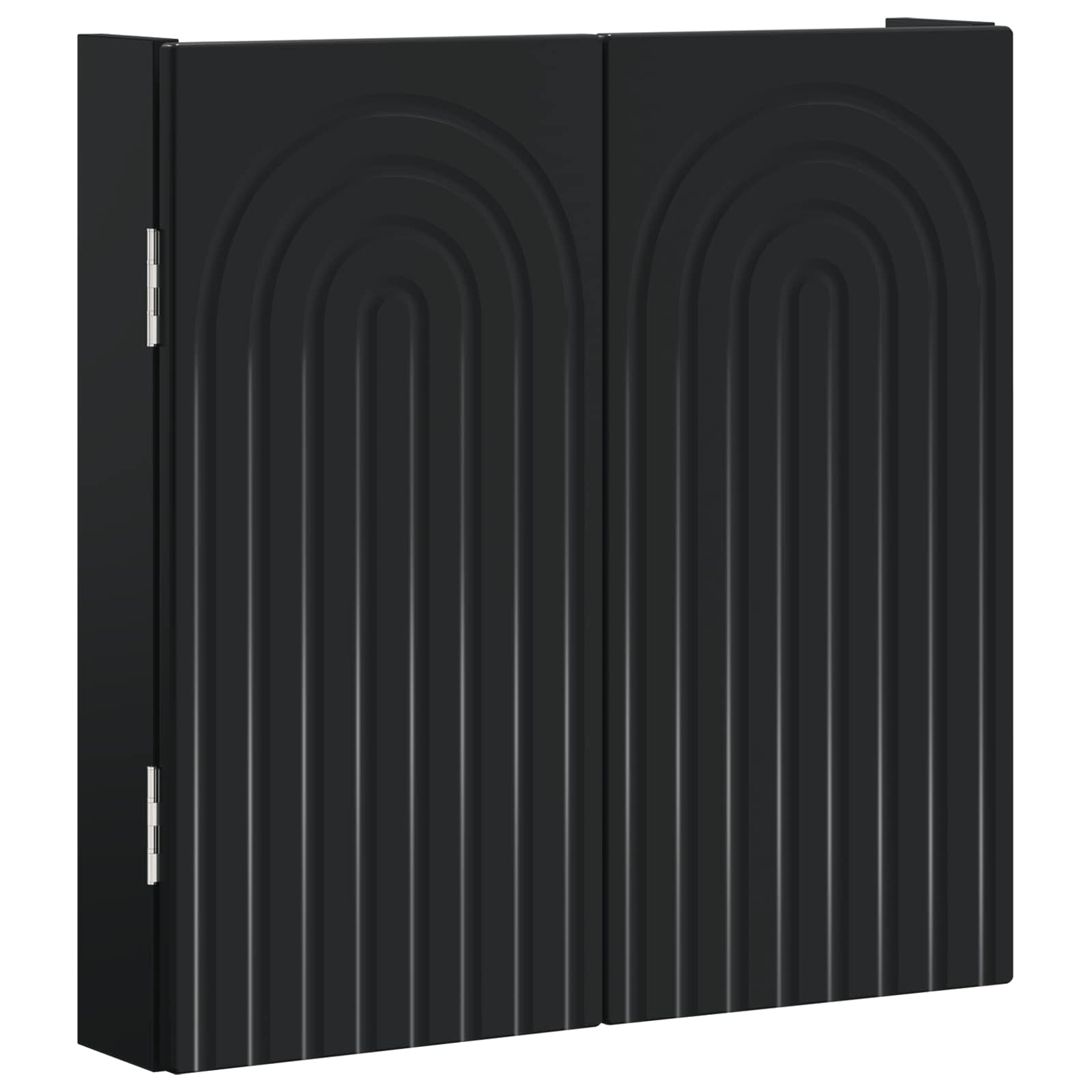 vidaXL Dartbord Kabinet ALKMAAR Wit 52,5 x 10,5 x 53,5 cm Bewerkt hout