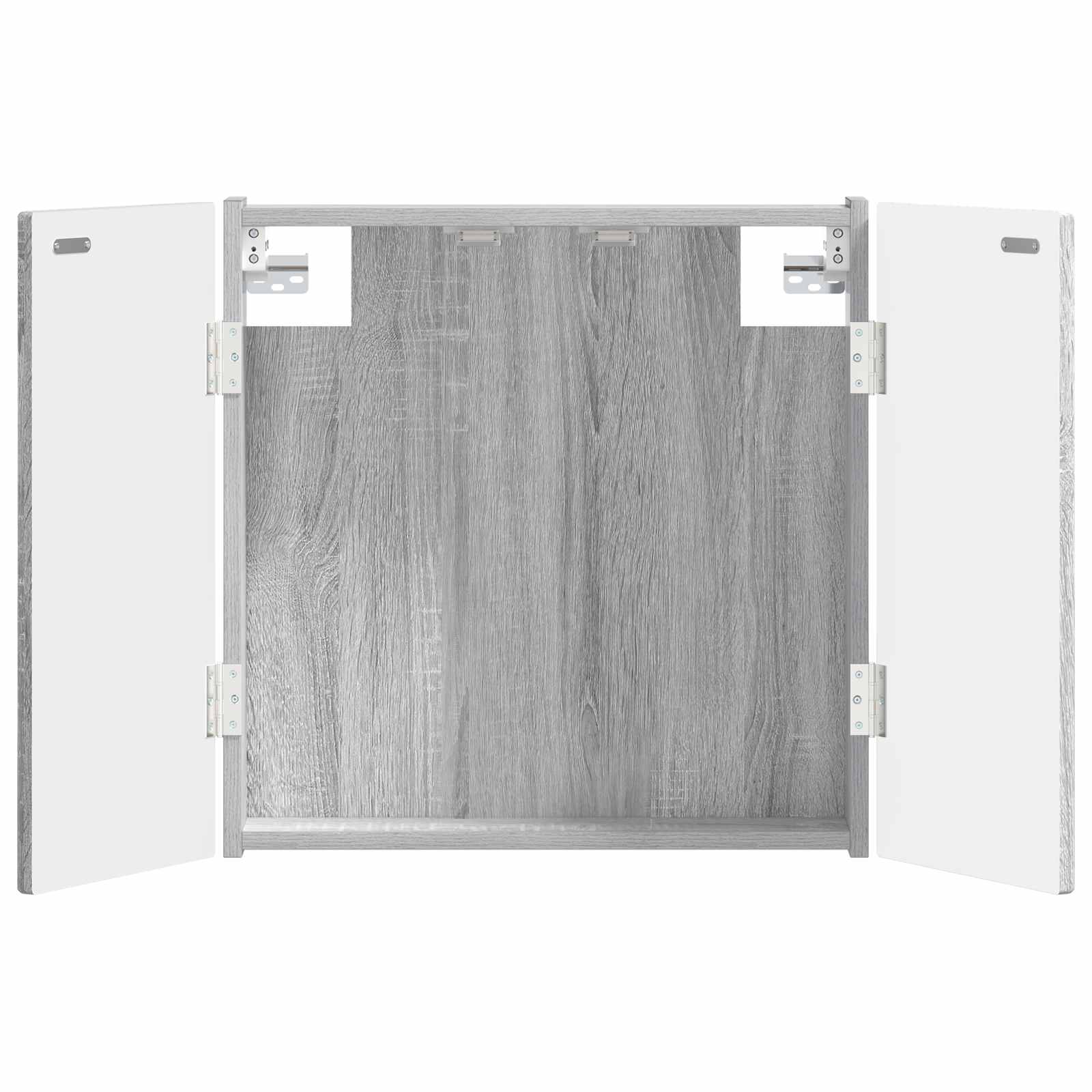 vidaXL Dartbord Kabinet ALKMAAR Wit 52,5 x 10,5 x 53,5 cm Bewerkt hout