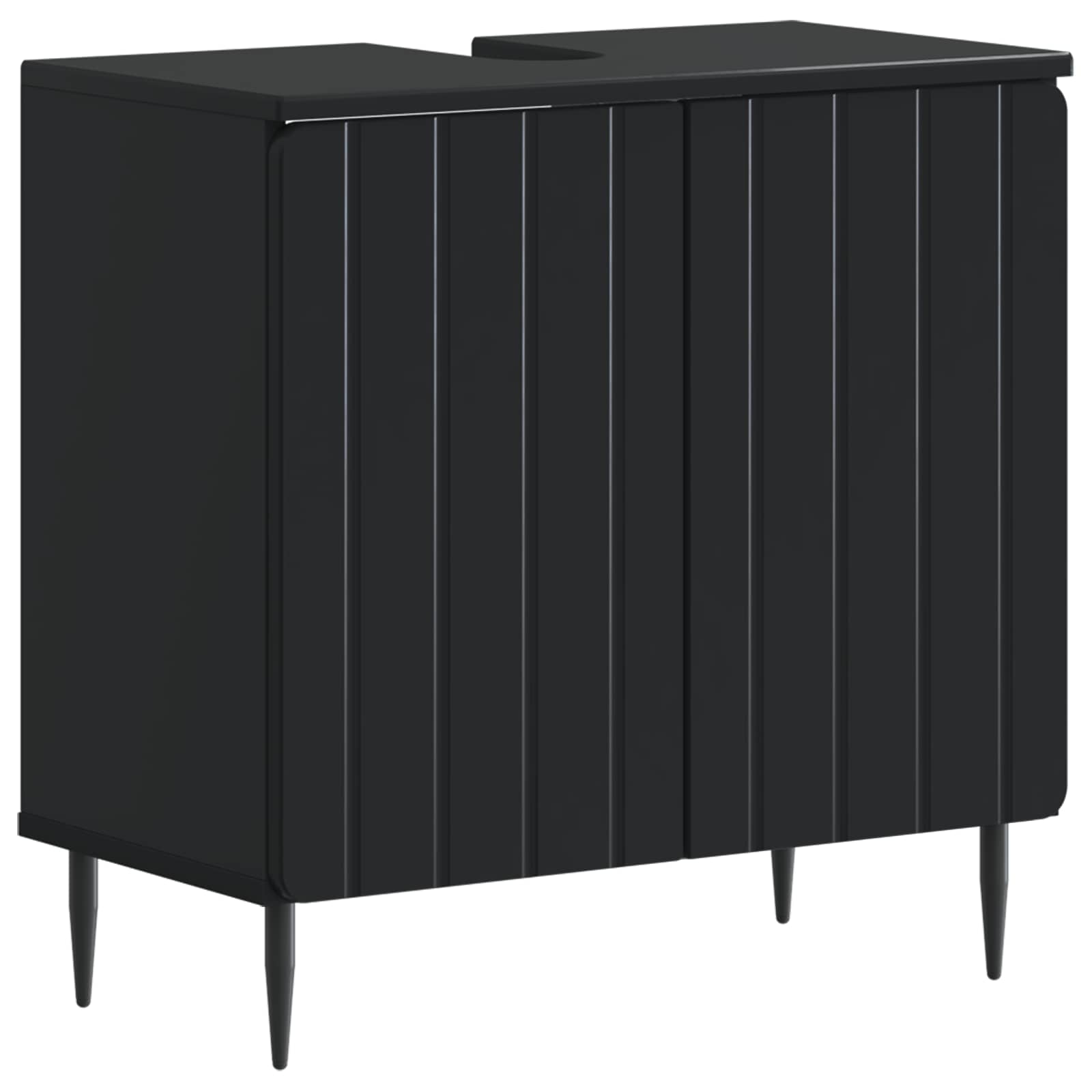 vidaXL Badkamer wastafelkast ZWOLLE Wit 59,5 x 31,5 x 59 cm