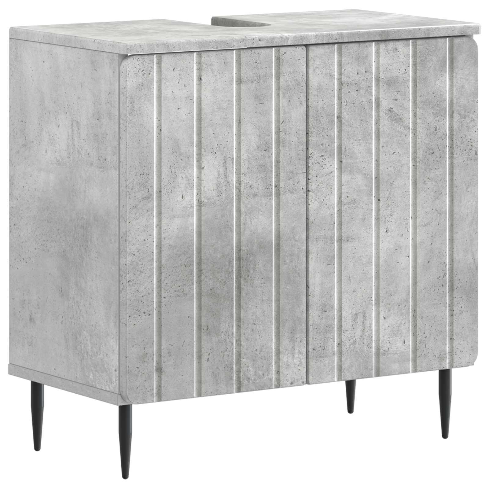 vidaXL Badkamer wastafelkast ZWOLLE Wit 59,5 x 31,5 x 59 cm