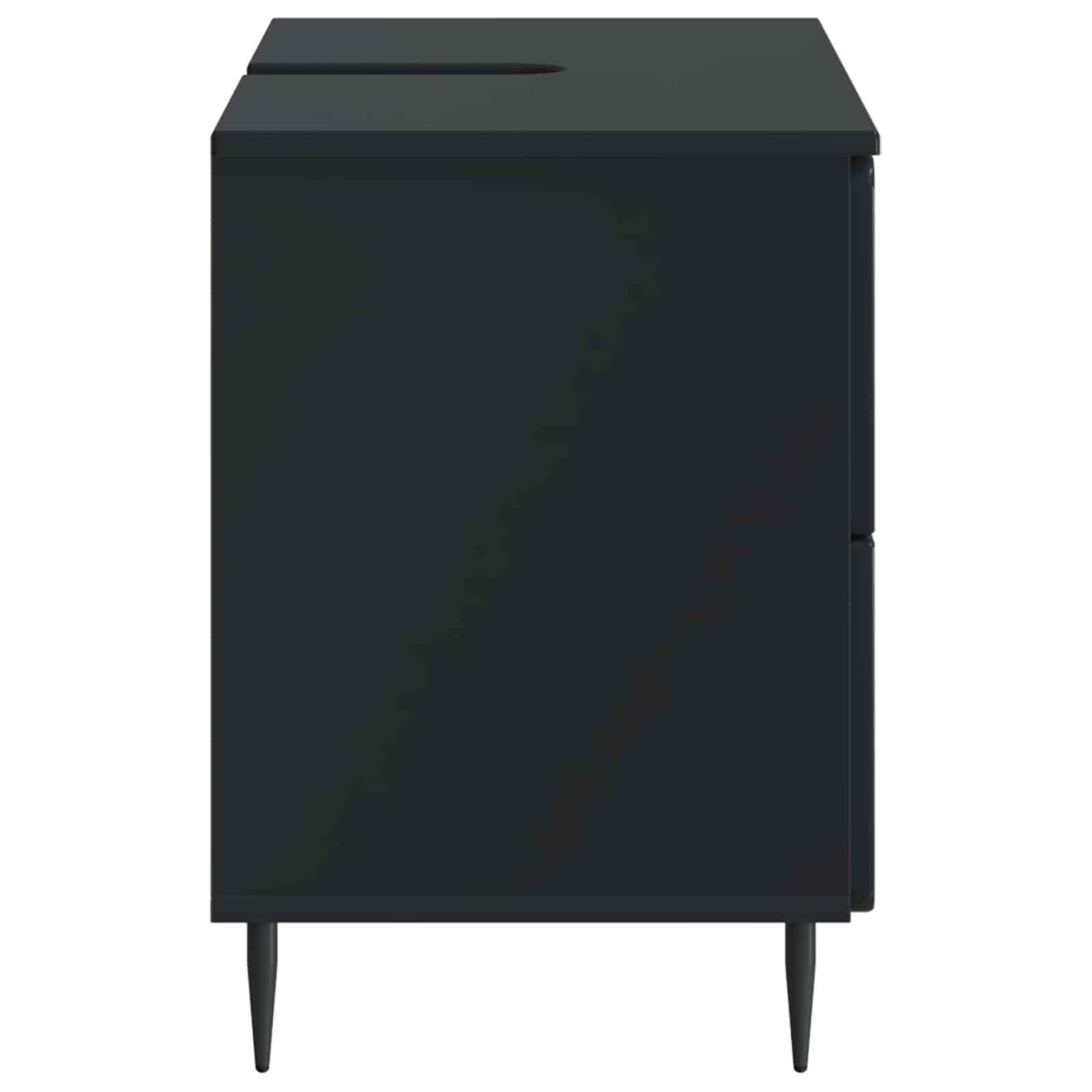 vidaXL Badkamer wastafelkast ZWOLLE Wit 82 x 41 x 58,5 cm Bewerkt hout