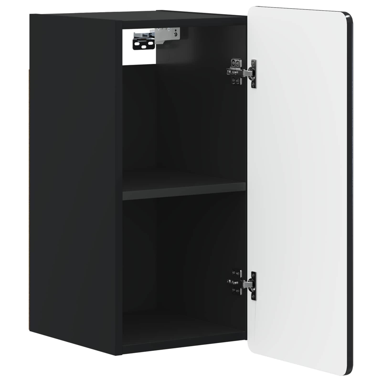 vidaXL Badkamer wandkast ZWOLLE Wit 30 x 31 x 63 cm Bewerkt hout