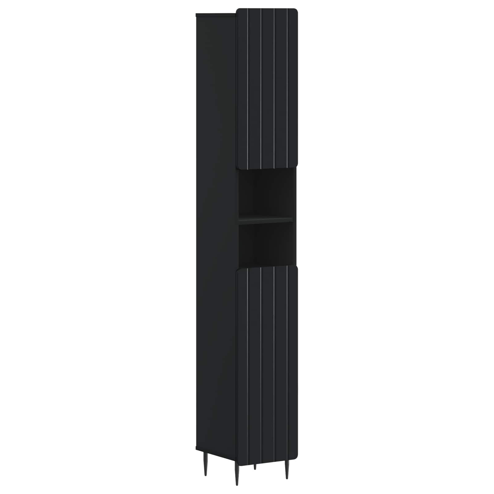 vidaXL Badkamerkast met Open Plank ZWOLLE Wit 30 x 31 x 189,5 cm