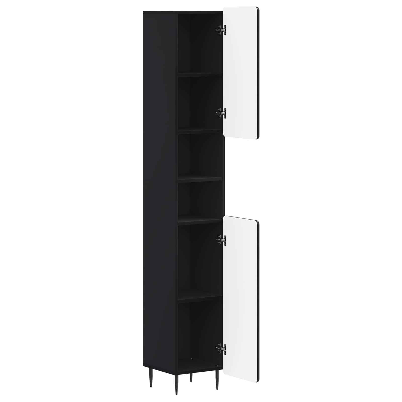 vidaXL Badkamerkast met Open Plank ZWOLLE Wit 30 x 31 x 189,5 cm
