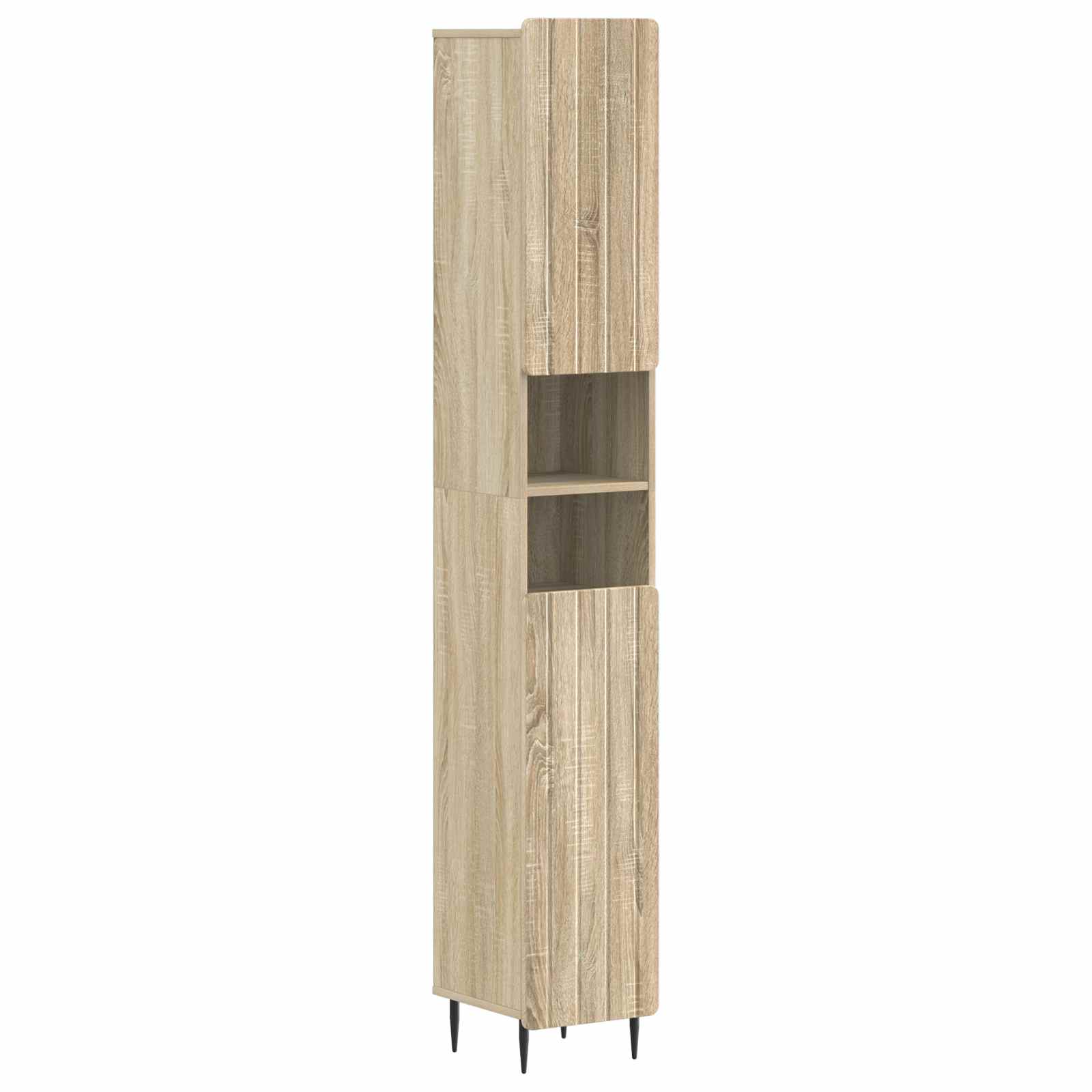 vidaXL Badkamerkast met Open Plank ZWOLLE Wit 30 x 31 x 189,5 cm