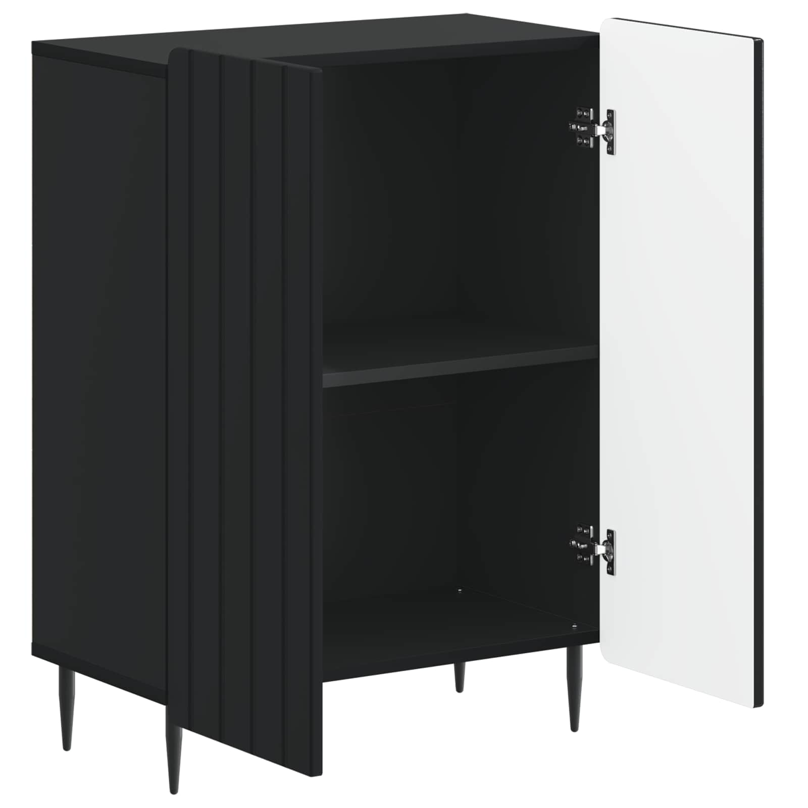vidaXL Badkamer Opbergkast ZWOLLE Wit 59,5 x 31 x 79,5 cm Bewerkt hout