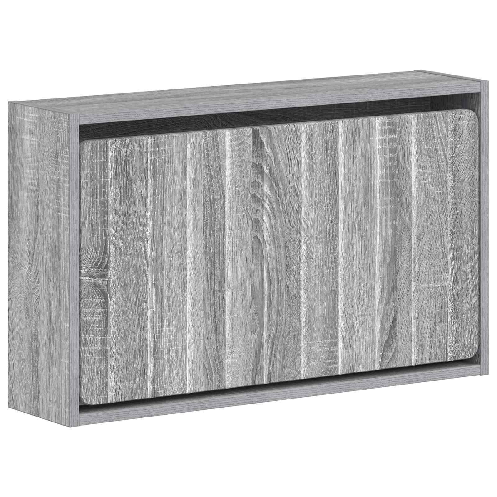 vidaXL Wandgemonteerde Schoenkast ZWOLLE 71 x 17 x 43 cm Bewerkt hout