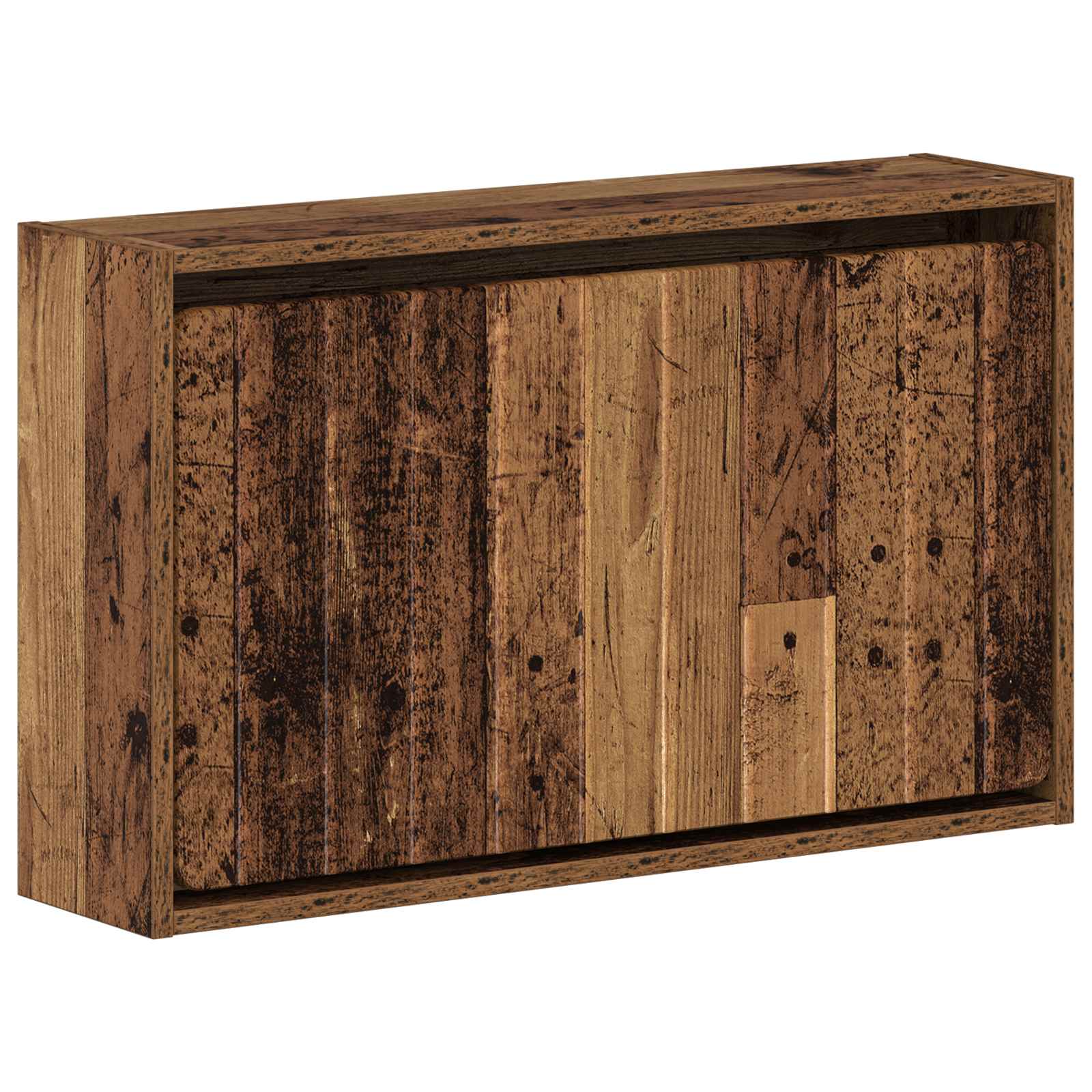 vidaXL Wandgemonteerde Schoenkast ZWOLLE 71 x 17 x 43 cm Bewerkt hout