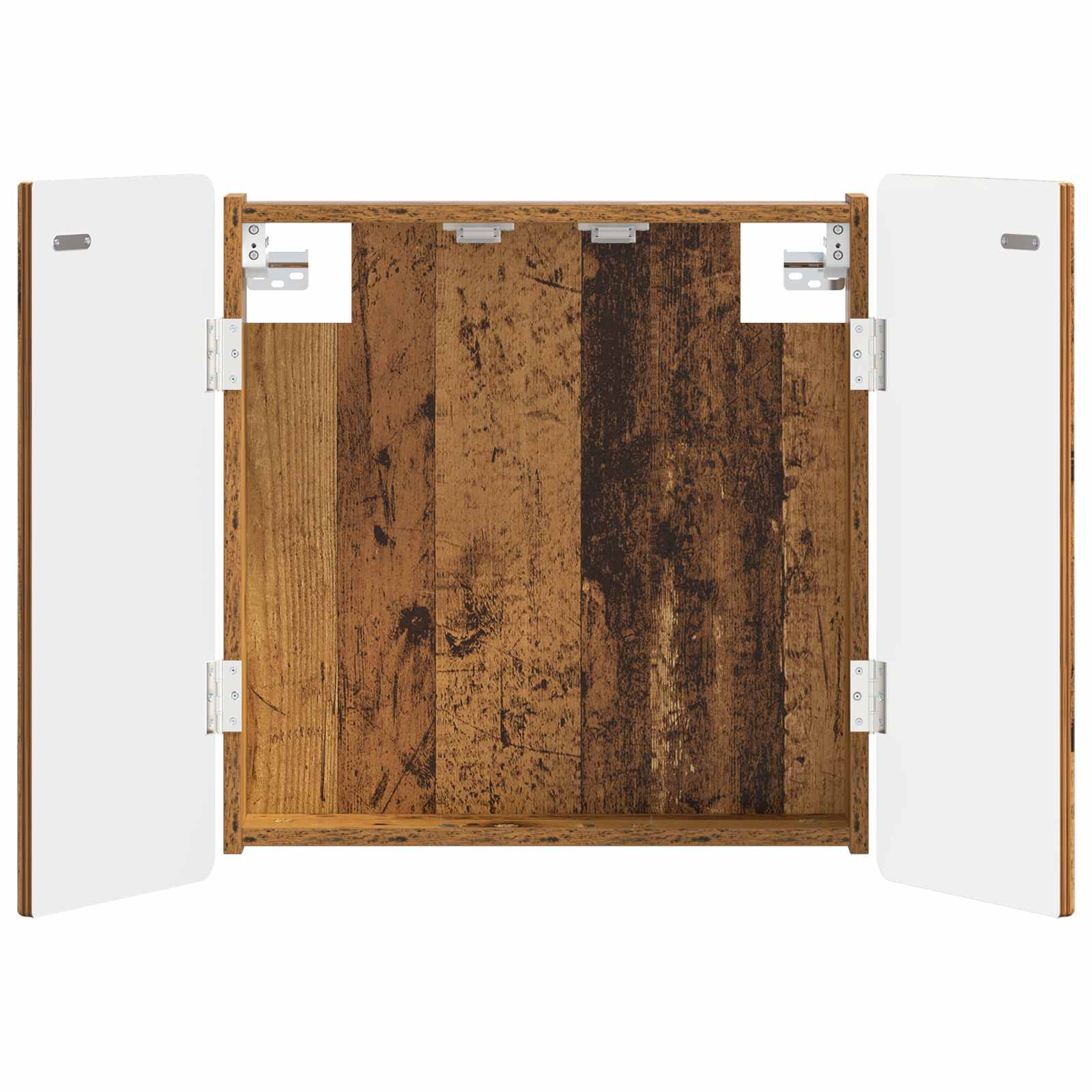 vidaXL Dartbord Kabinet ZWOLLE Wit 52,5 x 10,5 x 57,5 cm Bewerkt hout