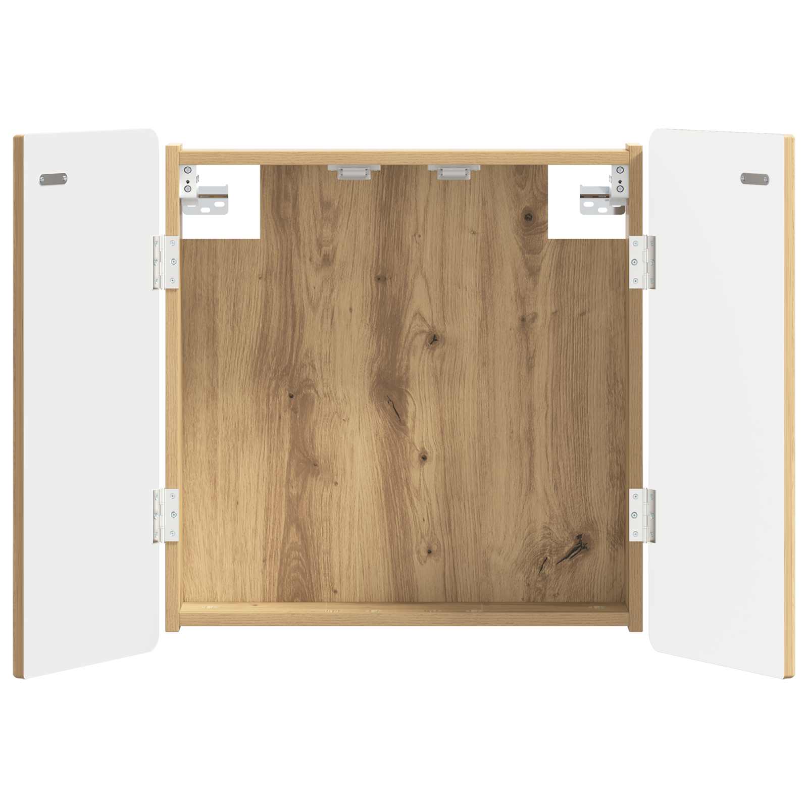 vidaXL Dartbord Kabinet ZWOLLE Wit 52,5 x 10,5 x 57,5 cm Bewerkt hout