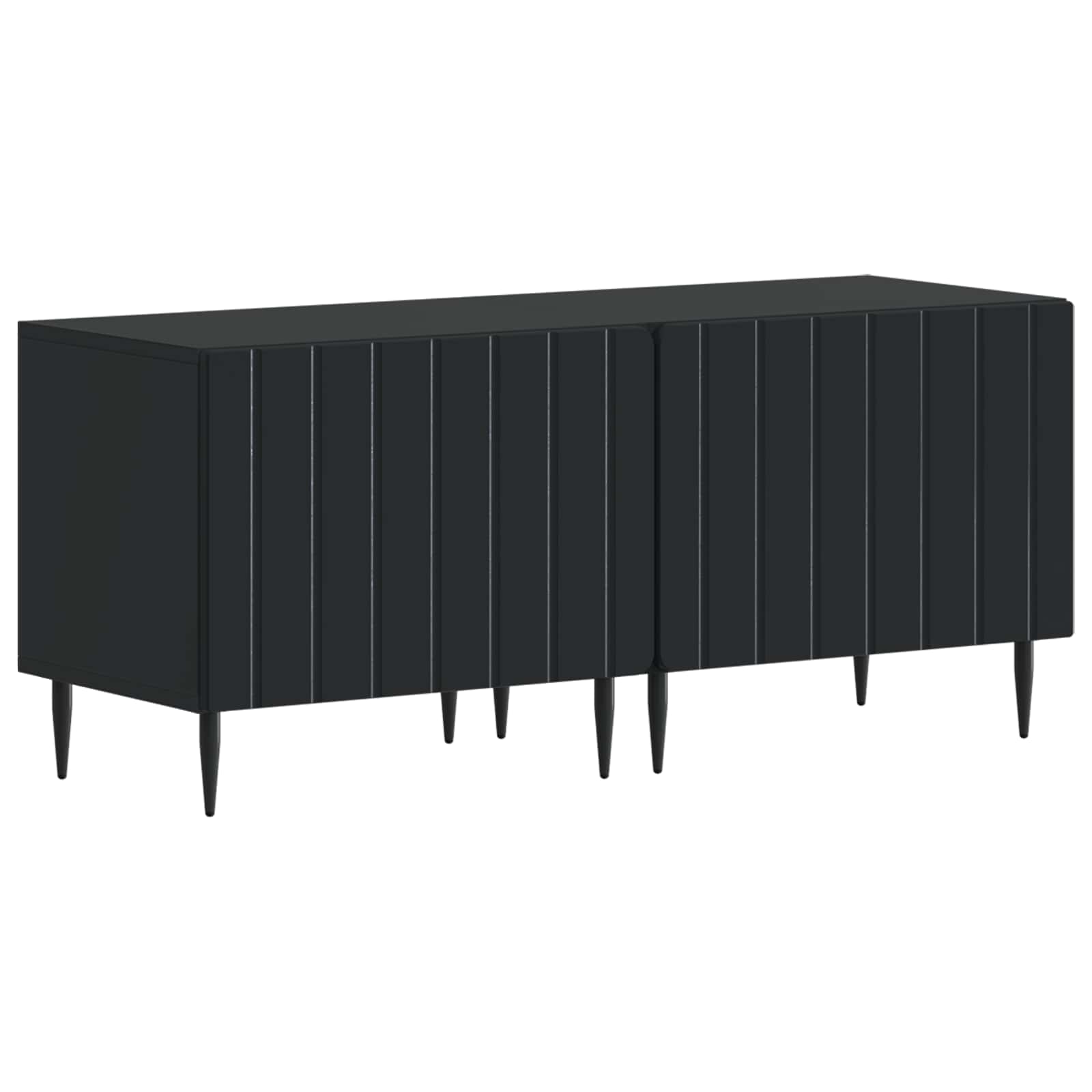 vidaXL Tv-meubel Wit Bewerkt hout