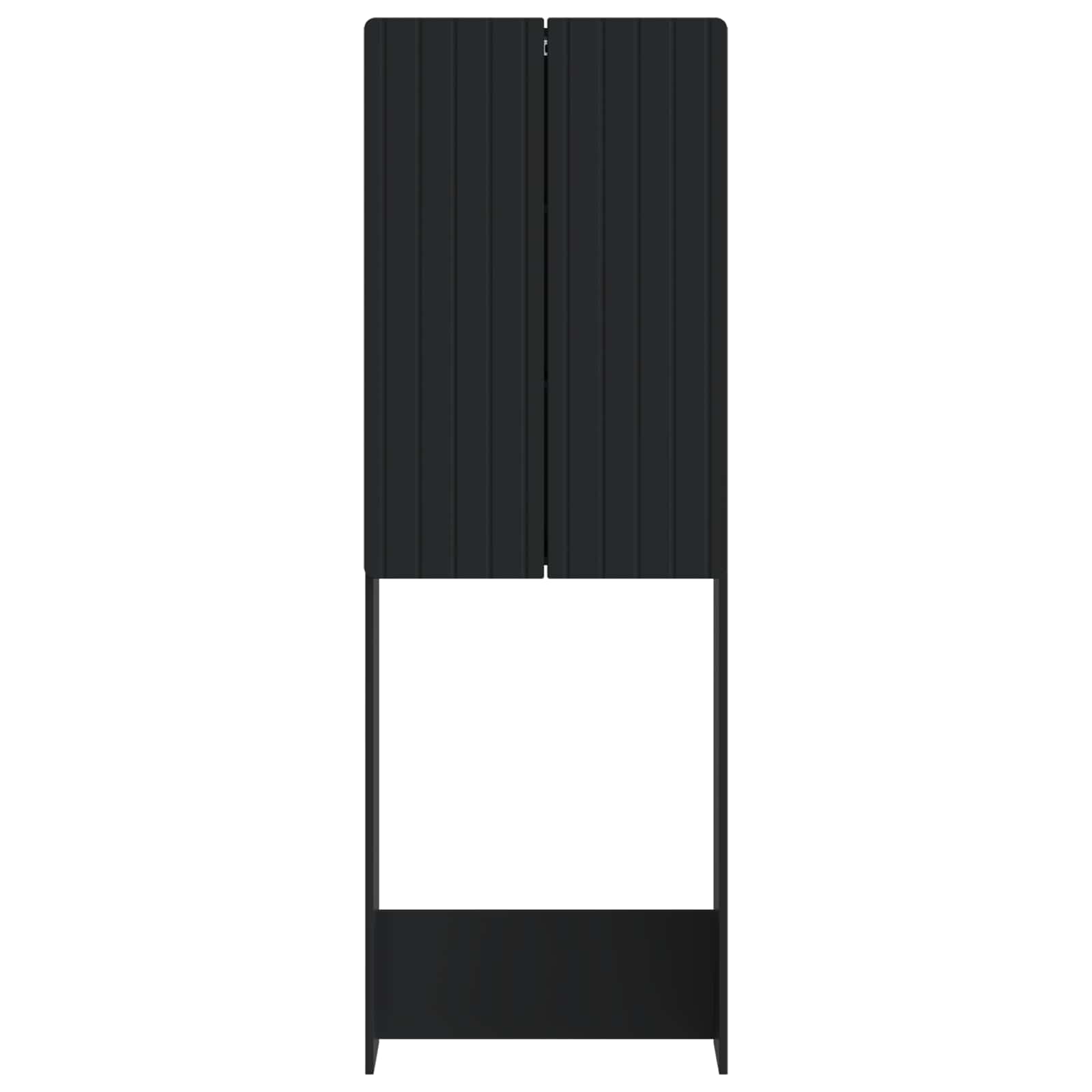 vidaXL Toiletkast ZWOLLE Wit 66 x 25,5 x 190 cm Bewerkt hout