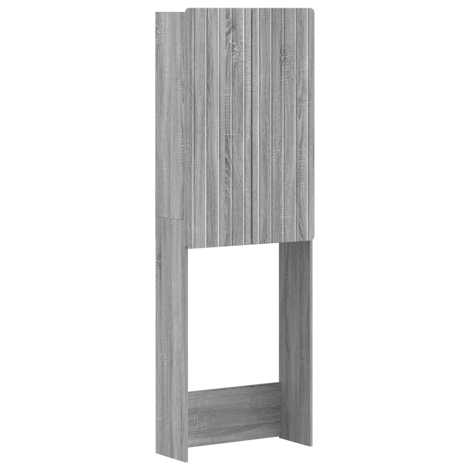 vidaXL Toiletkast ZWOLLE Wit 66 x 25,5 x 190 cm Bewerkt hout