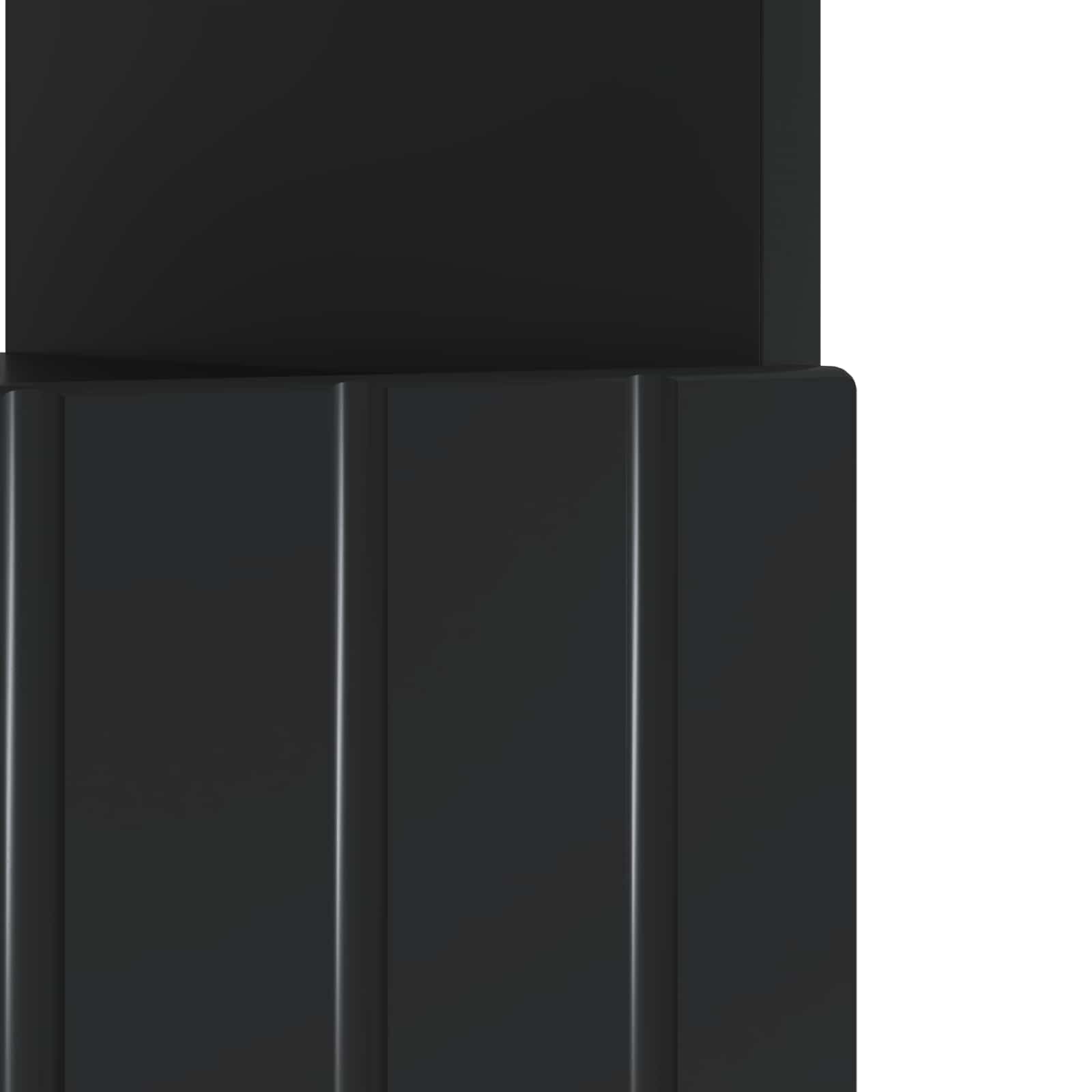 vidaXL LED tv-meubel Wit Bewerkt hout