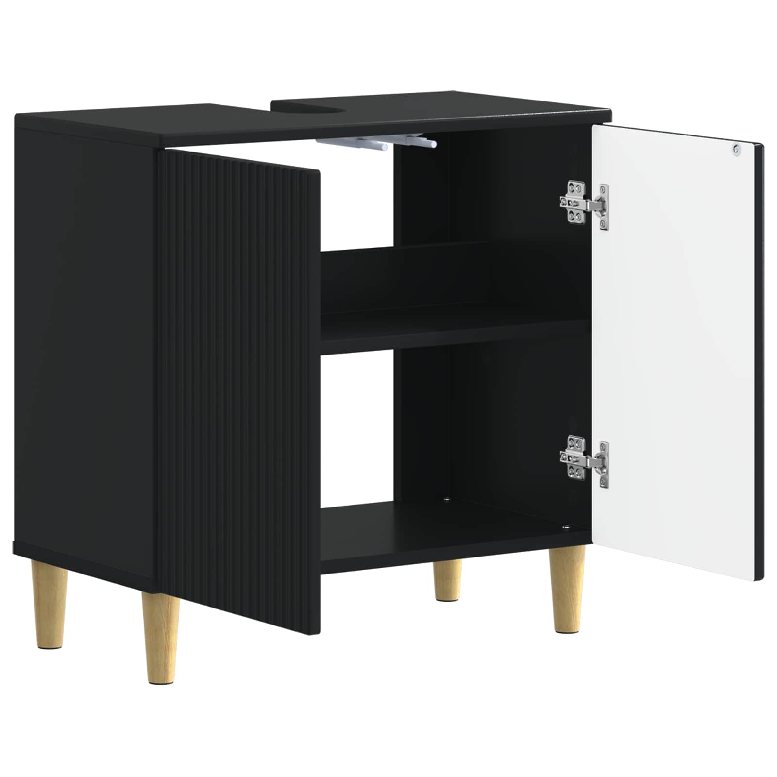 vidaXL Badkamer wastafelkast ARNHEM Wit 59,5 x 31,5 x 59 cm