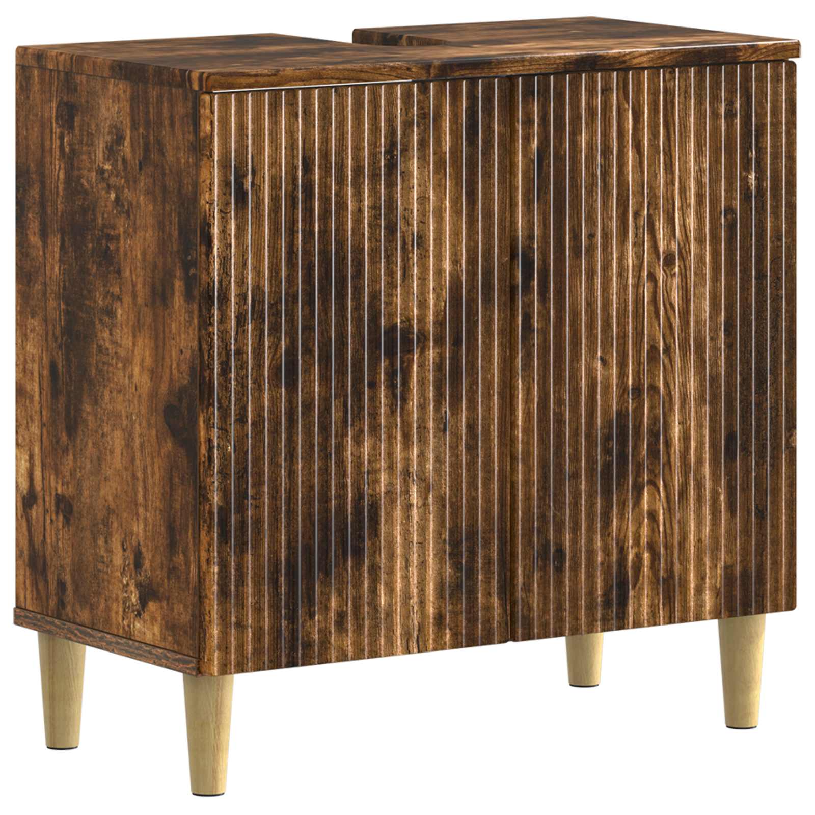 vidaXL Badkamer wastafelkast ARNHEM Wit 59,5 x 31,5 x 59 cm