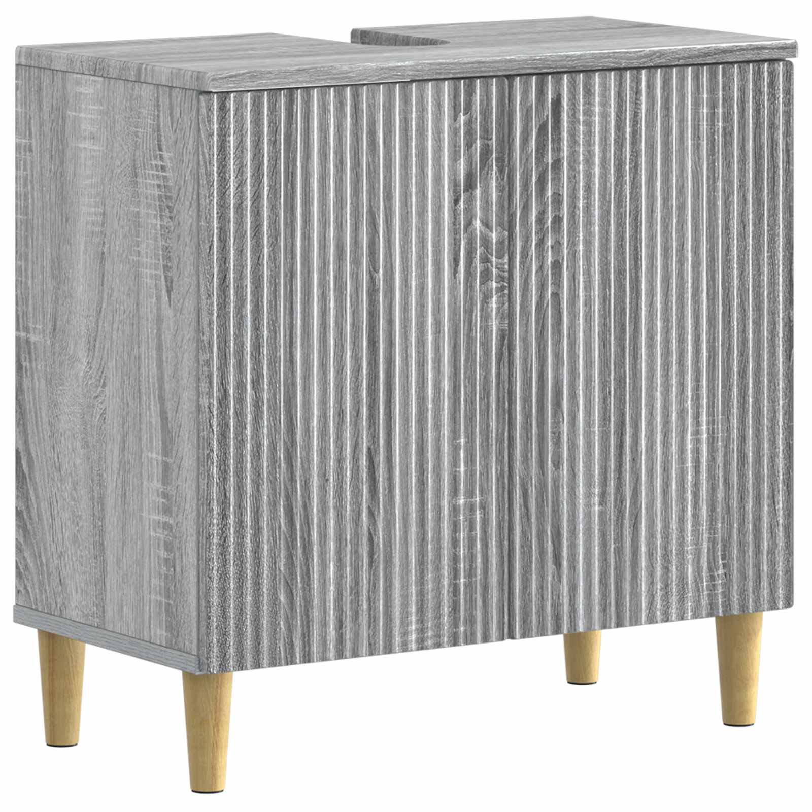 vidaXL Badkamer wastafelkast ARNHEM Wit 59,5 x 31,5 x 59 cm