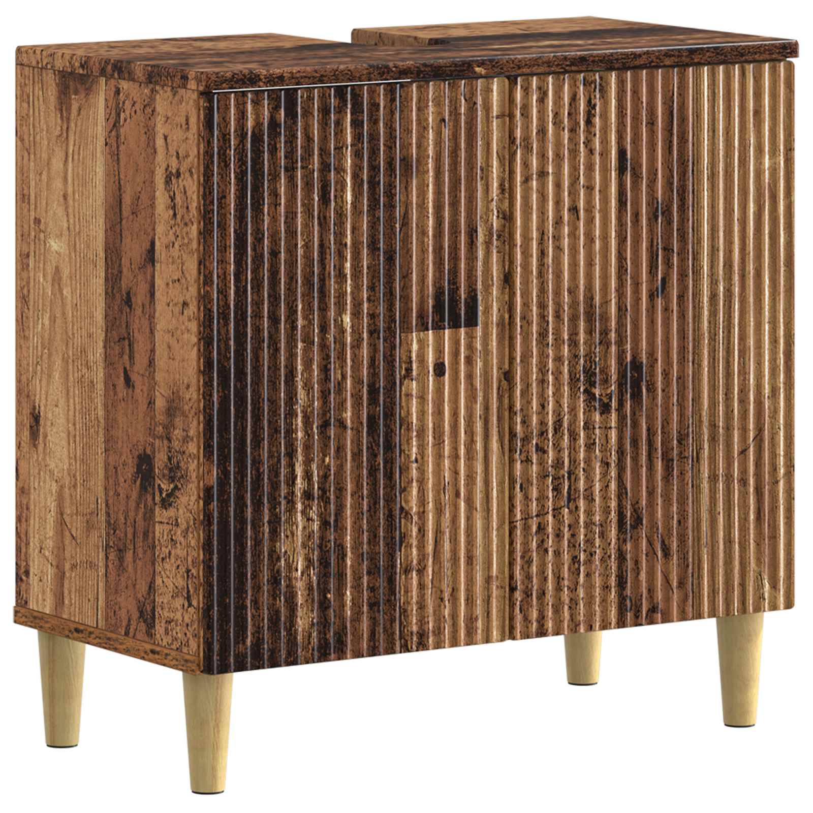 vidaXL Badkamer wastafelkast ARNHEM Wit 59,5 x 31,5 x 59 cm
