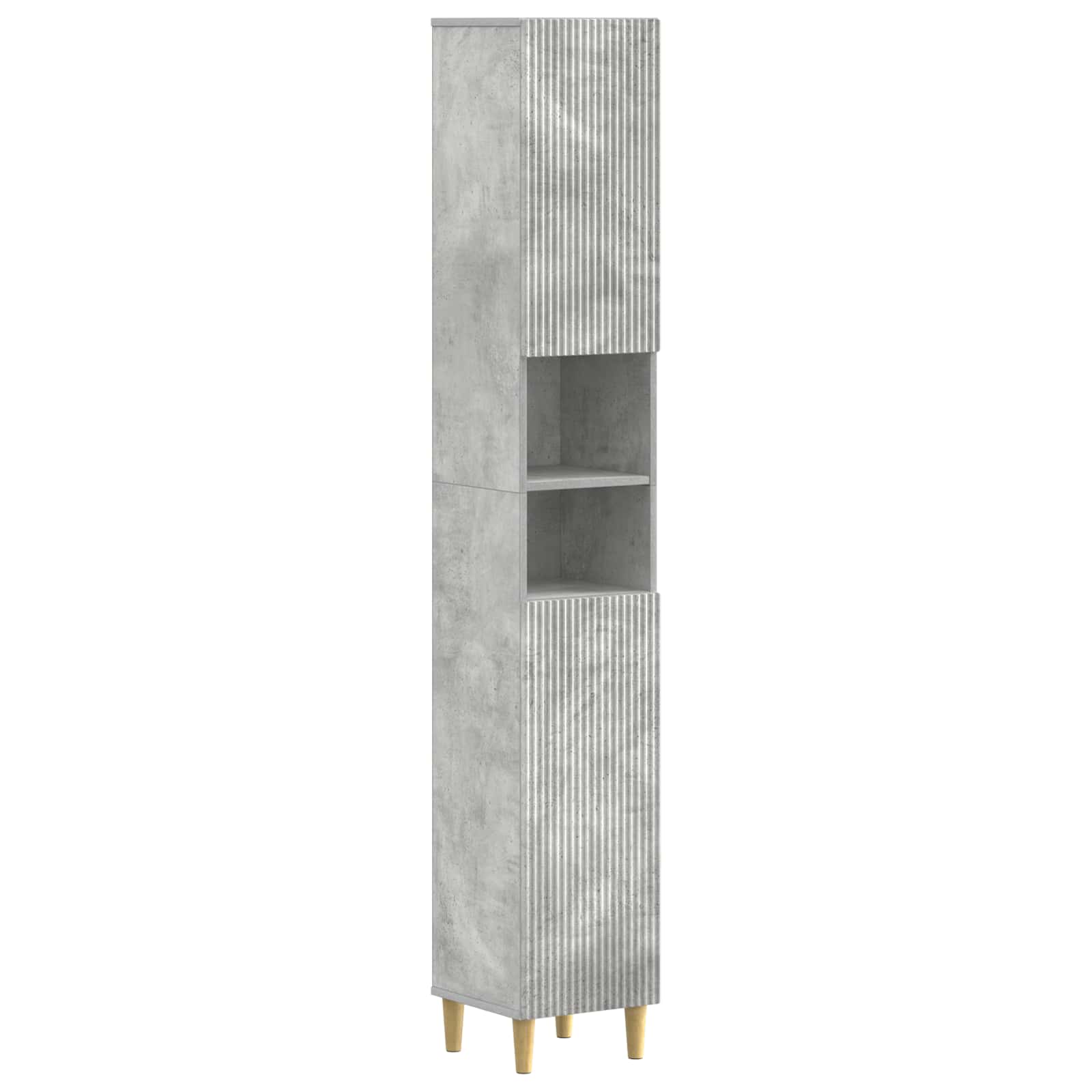 vidaXL Badkamerkast met Open Plank ARNHEM Wit 30 x 31 x 190 cm