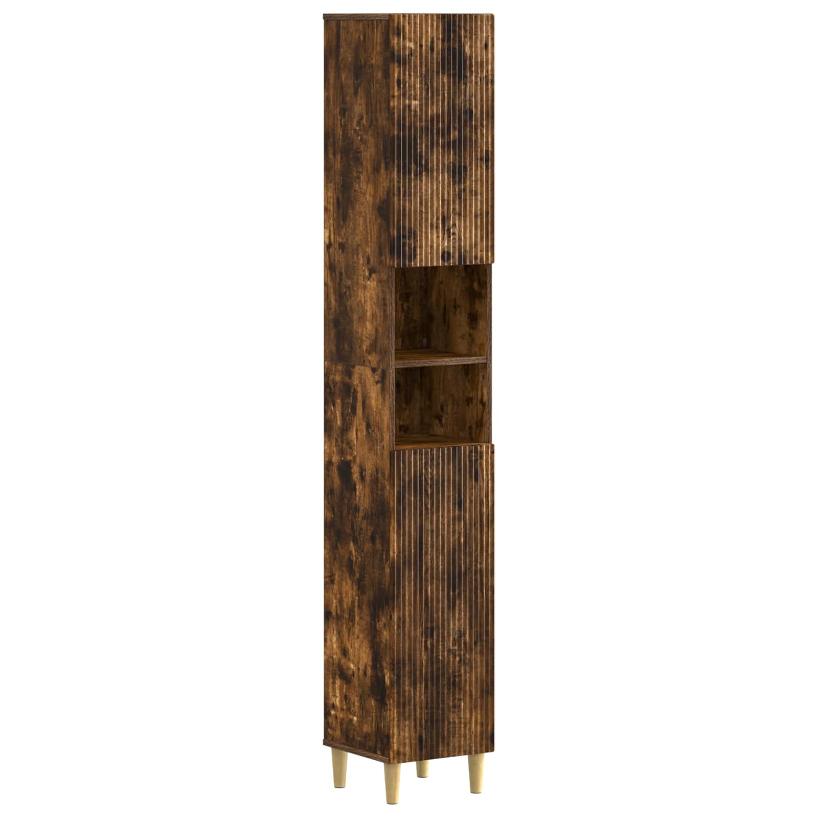 vidaXL Badkamerkast met Open Plank ARNHEM Wit 30 x 31 x 190 cm