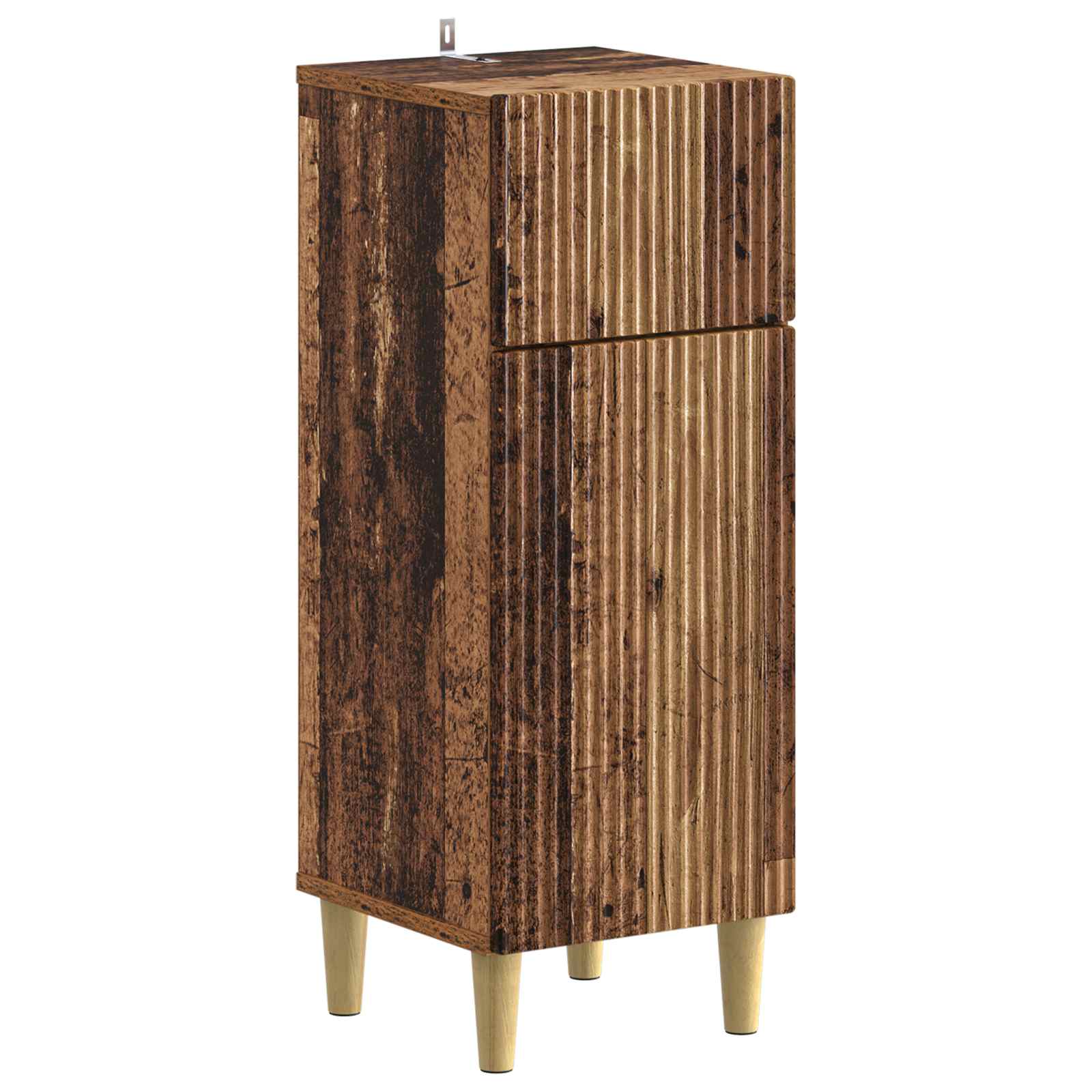 vidaXL Badkamer Opbergkast ARNHEM Wit 30 x 31 x 80 cm Bewerkt hout