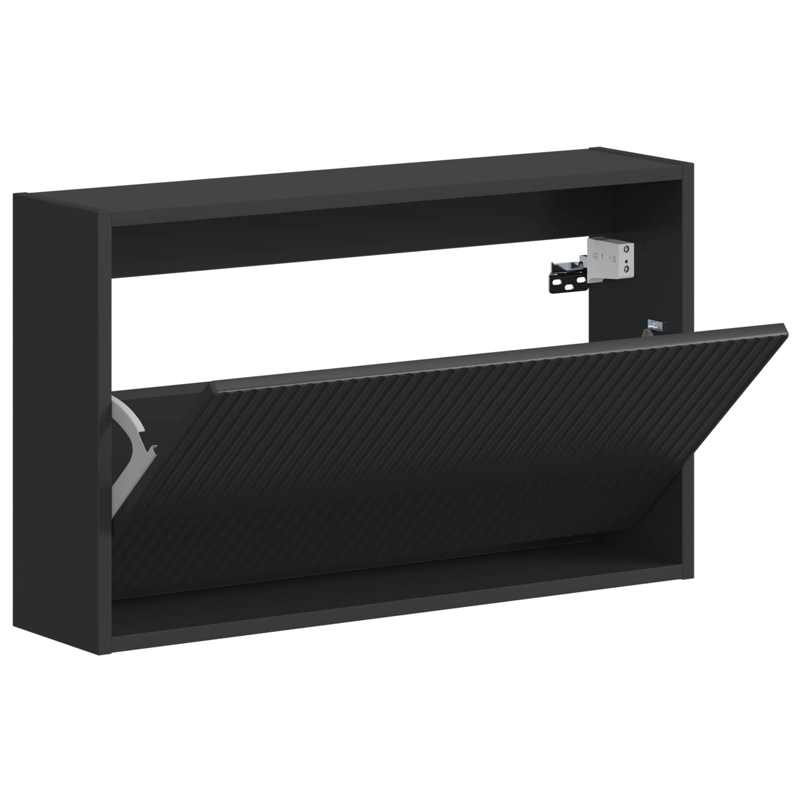 vidaXL Wandgemonteerde Schoenkast ARNHEM 71 x 17 x 43 cm Bewerkt hout
