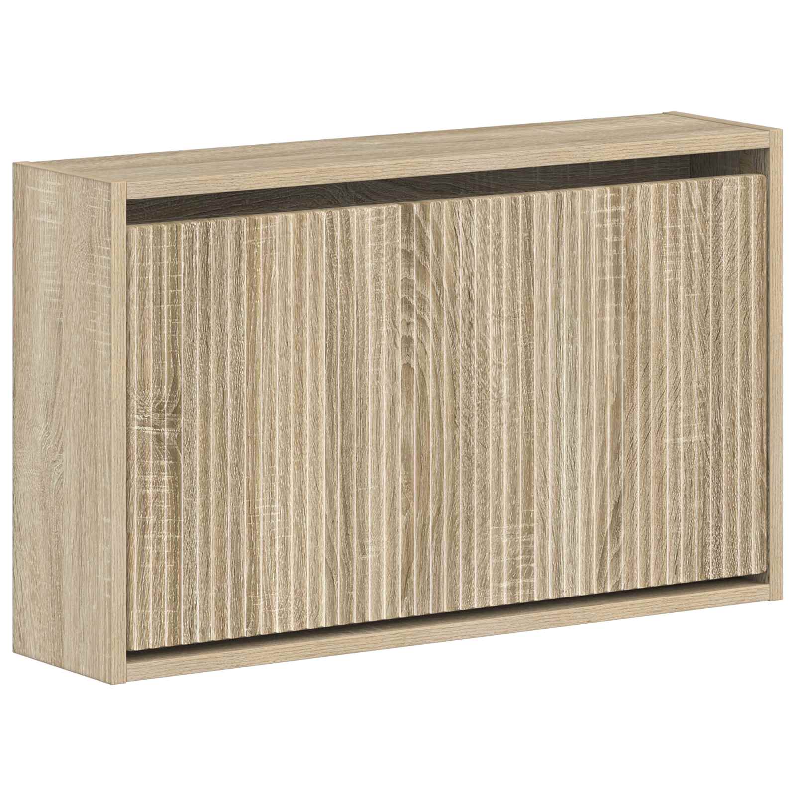 vidaXL Wandgemonteerde Schoenkast ARNHEM 71 x 17 x 43 cm Bewerkt hout