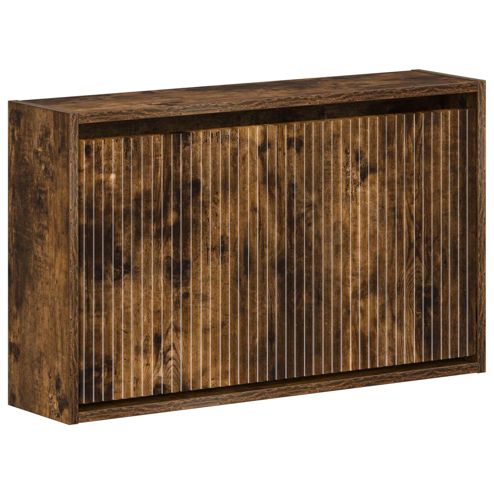 vidaXL Wandgemonteerde Schoenkast ARNHEM 71 x 17 x 43 cm Bewerkt hout
