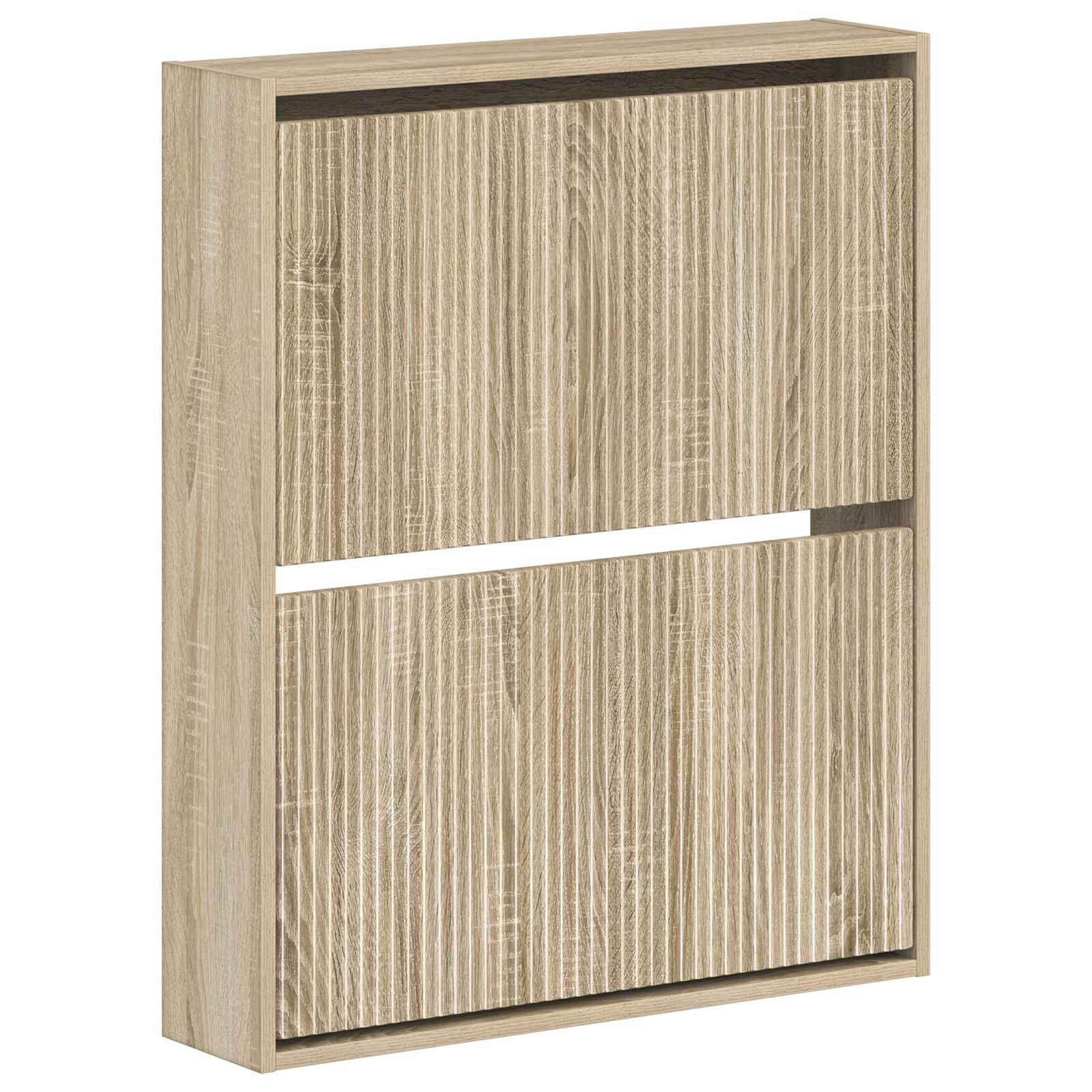 vidaXL Wandgemonteerde Schoenkast ARNHEM 71 x 17 x 86 cm Bewerkt hout