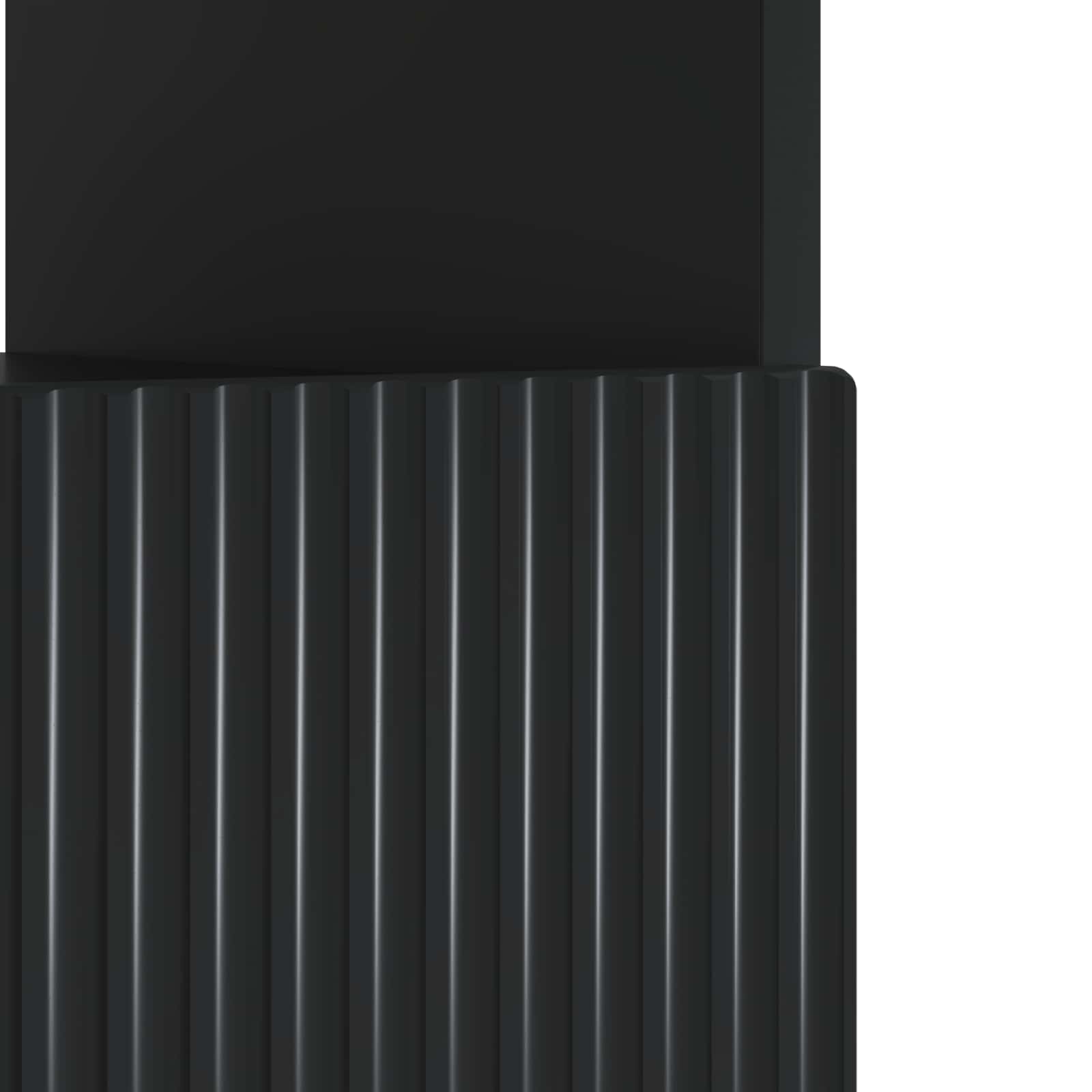 vidaXL LED tv-meubel Wit Bewerkt hout