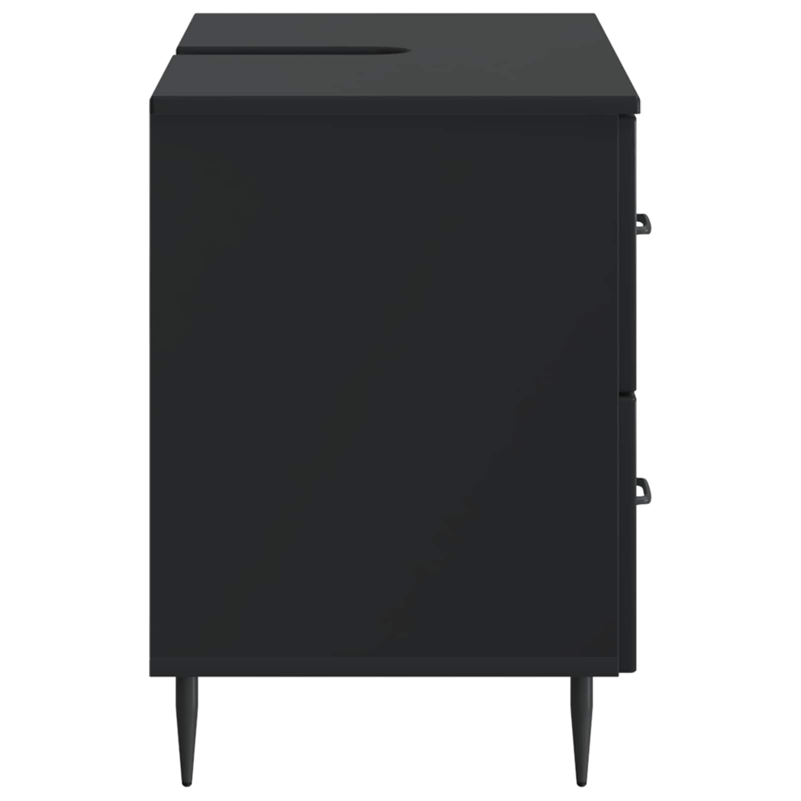 vidaXL Badkamer wastafelkast HAARLEM Wit 82 x 41 x 58,5 cm
