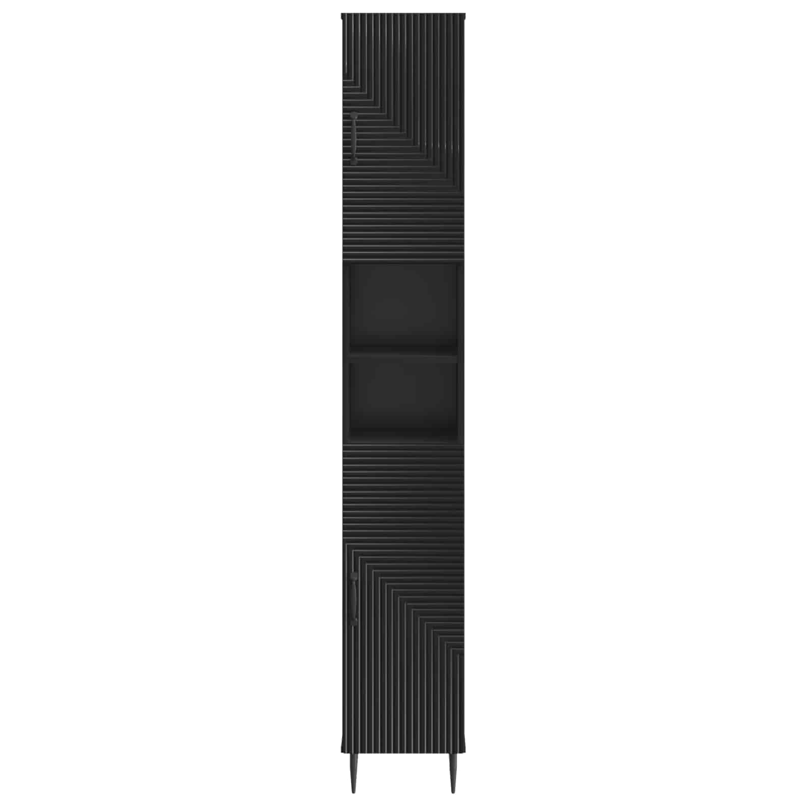 vidaXL Badkamerkast met Open Plank HAARLEM Wit 30 x 31 x 190 cm