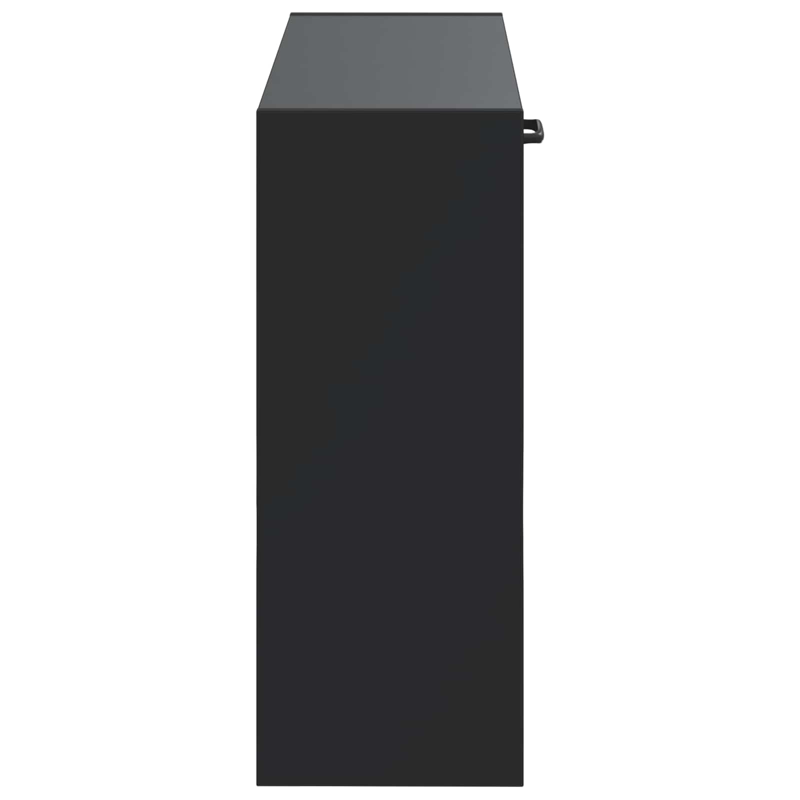 vidaXL Wandgemonteerde Schoenkast HAARLEM 71 x 17 x 43 cm Bewerkt hout