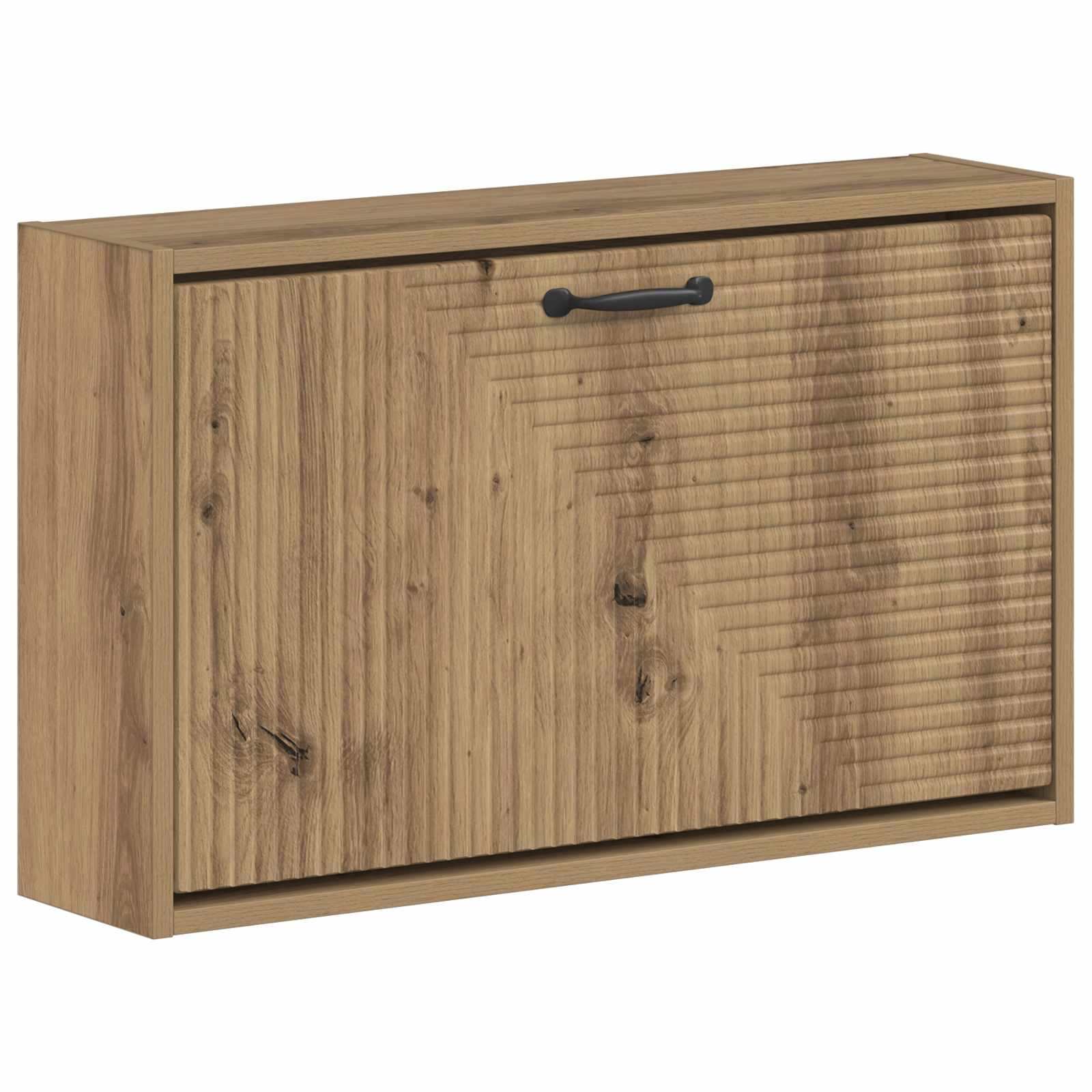 vidaXL Wandgemonteerde Schoenkast HAARLEM 71 x 17 x 43 cm Bewerkt hout