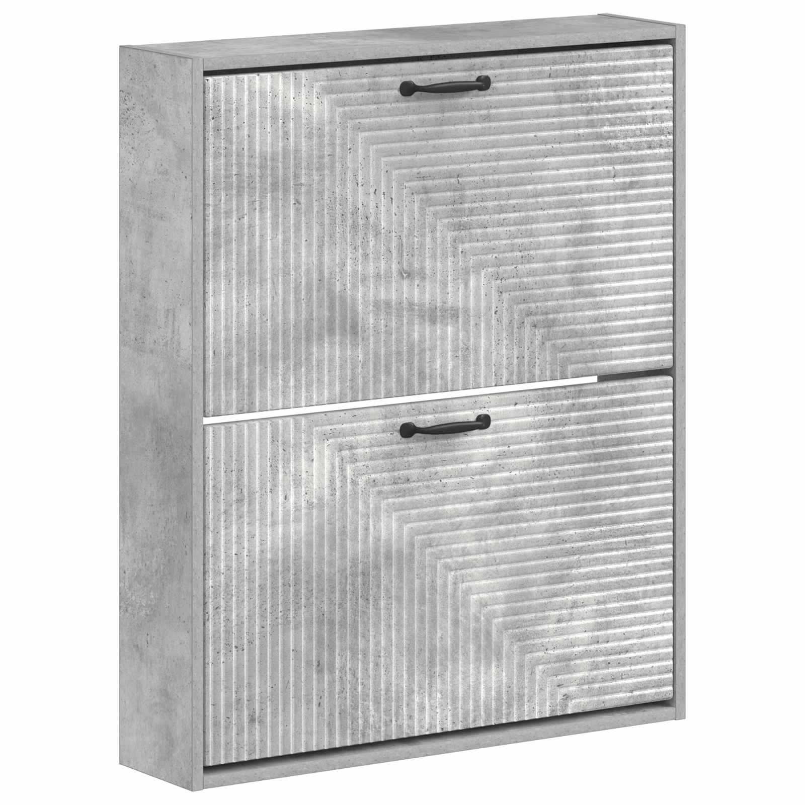 vidaXL Wandgemonteerde Schoenkast HAARLEM 71 x 17 x 86 cm Bewerkt hout