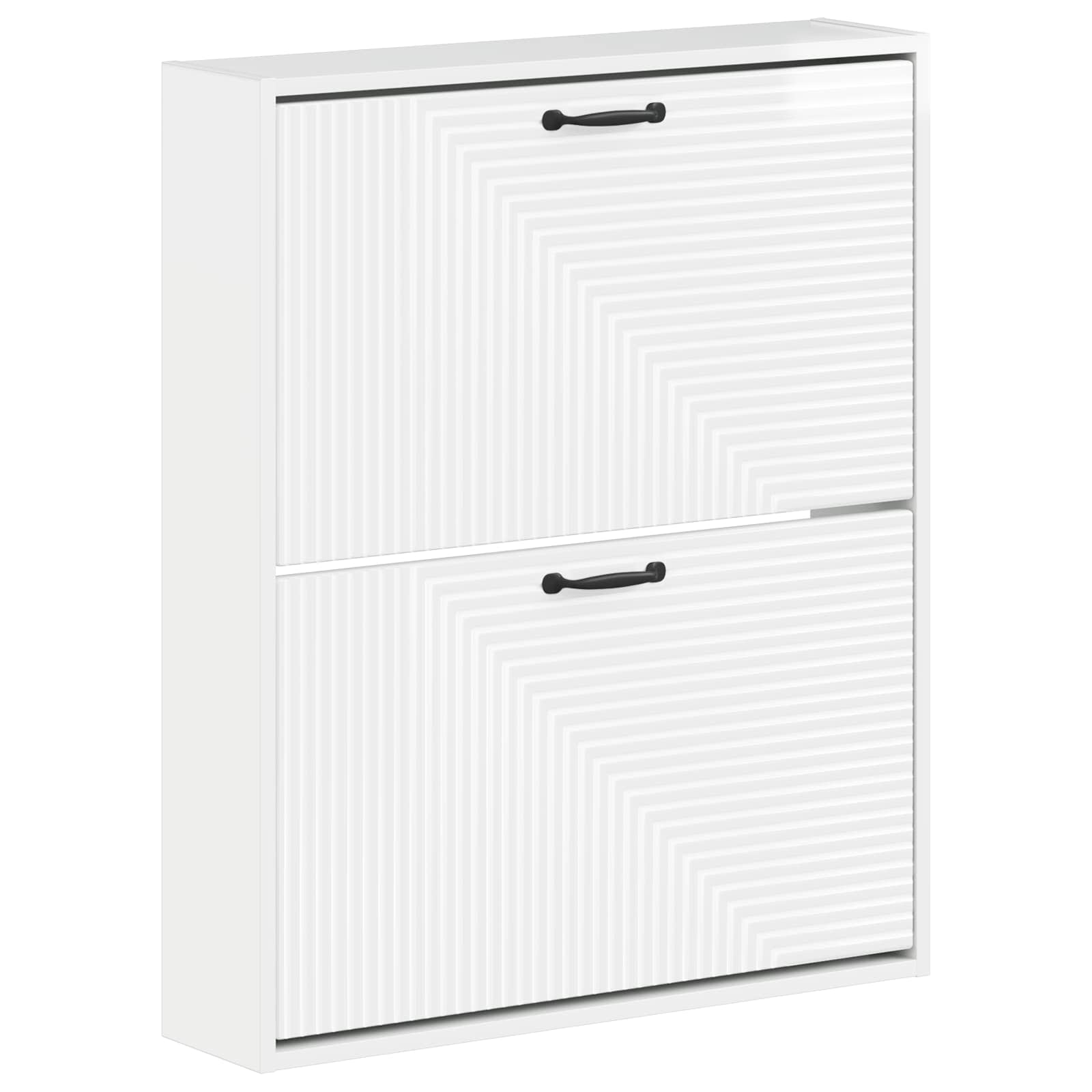 vidaXL Wandgemonteerde Schoenkast HAARLEM 71 x 17 x 86 cm Bewerkt hout