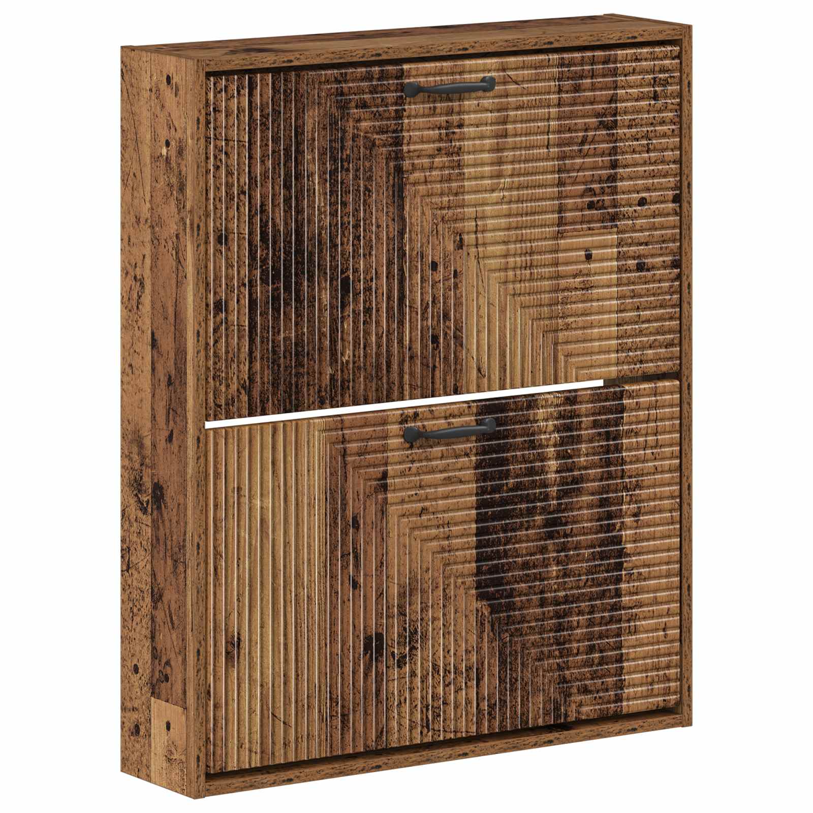 vidaXL Wandgemonteerde Schoenkast HAARLEM 71 x 17 x 86 cm Bewerkt hout