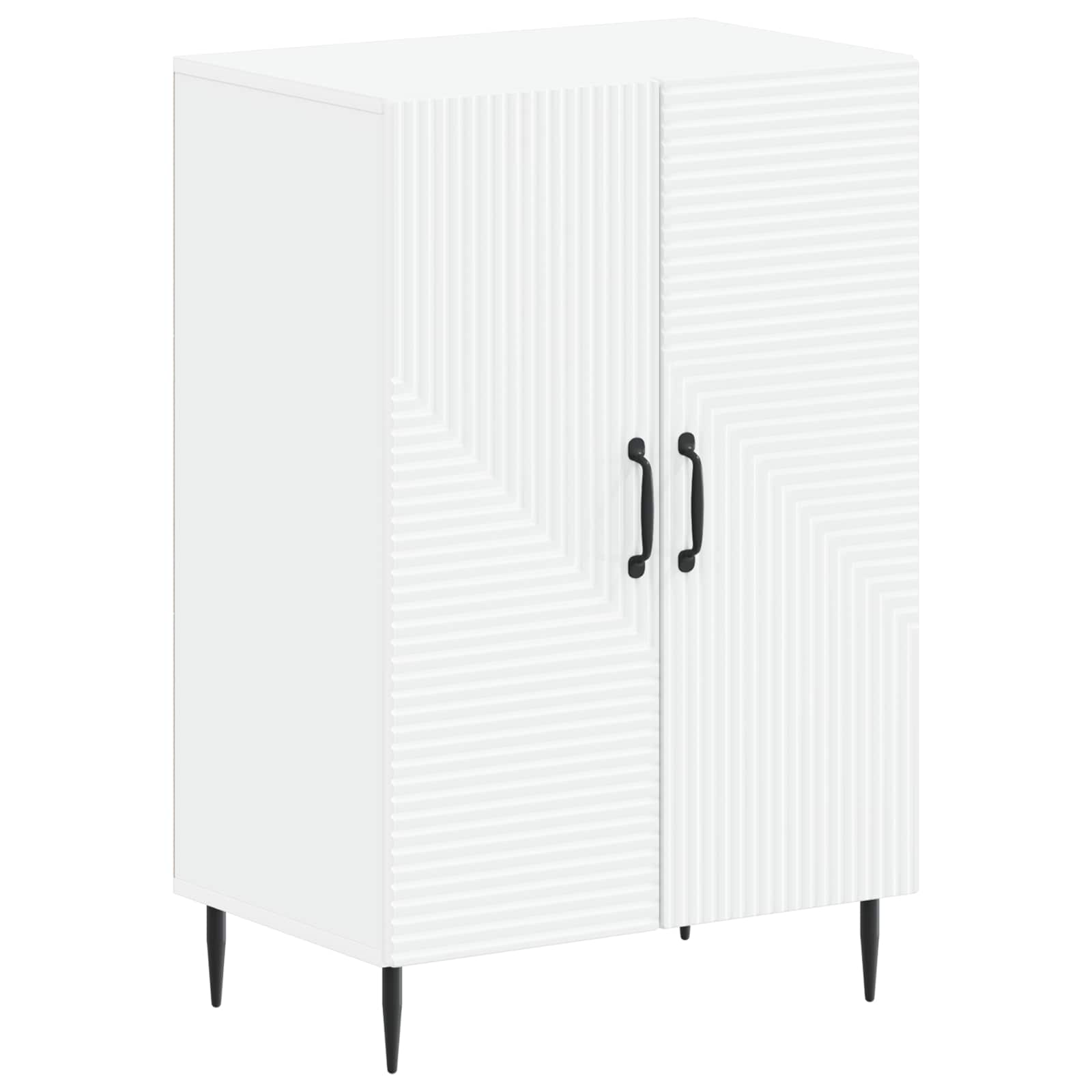 vidaXL Schoenenkast HAARLEM 59,5 x 39,5 x 89,5 cm Bewerkt hout Wit