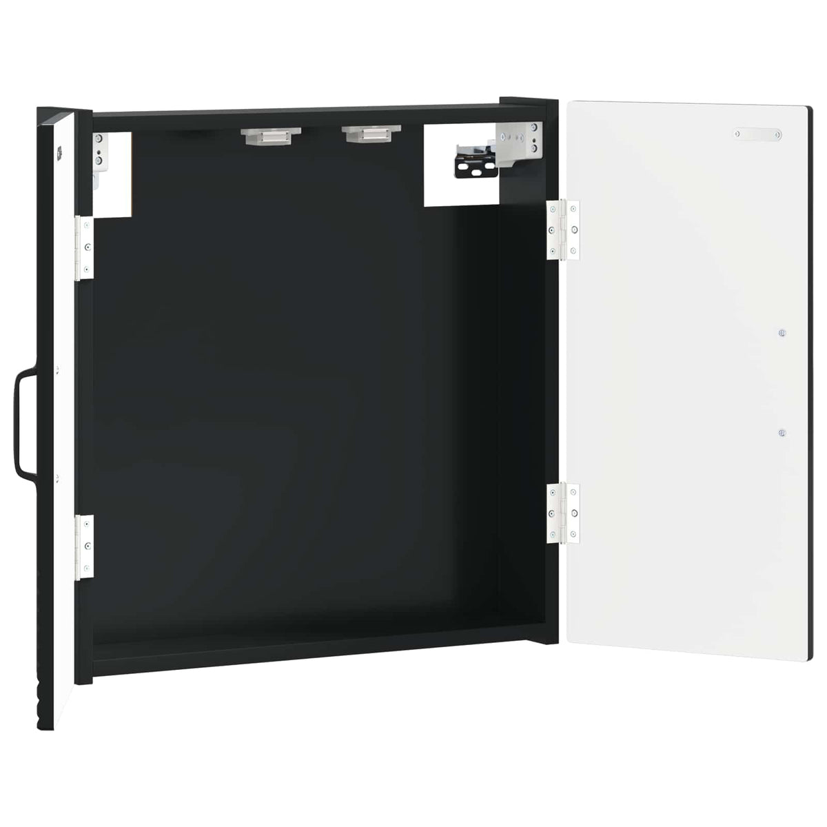 vidaXL Dartbord Kabinet HAARLEM Wit 52,5 x 10,5 x 53,5 cm Bewerkt hout