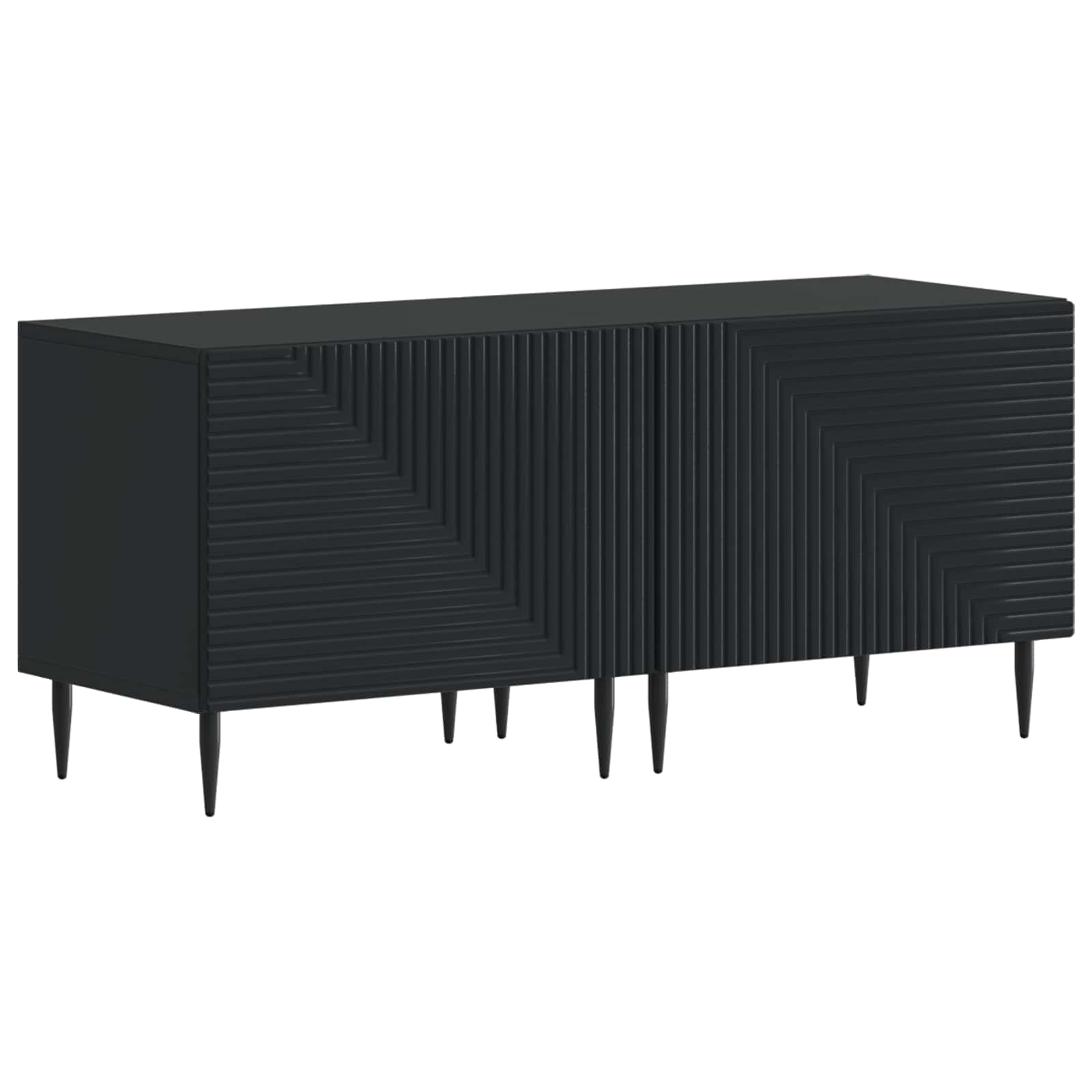 vidaXL Tv-meubel Wit Bewerkt hout