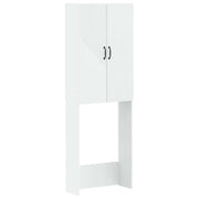 vidaXL Toiletkast HAARLEM Wit 66 x 25,5 x 190 cm Bewerkt hout