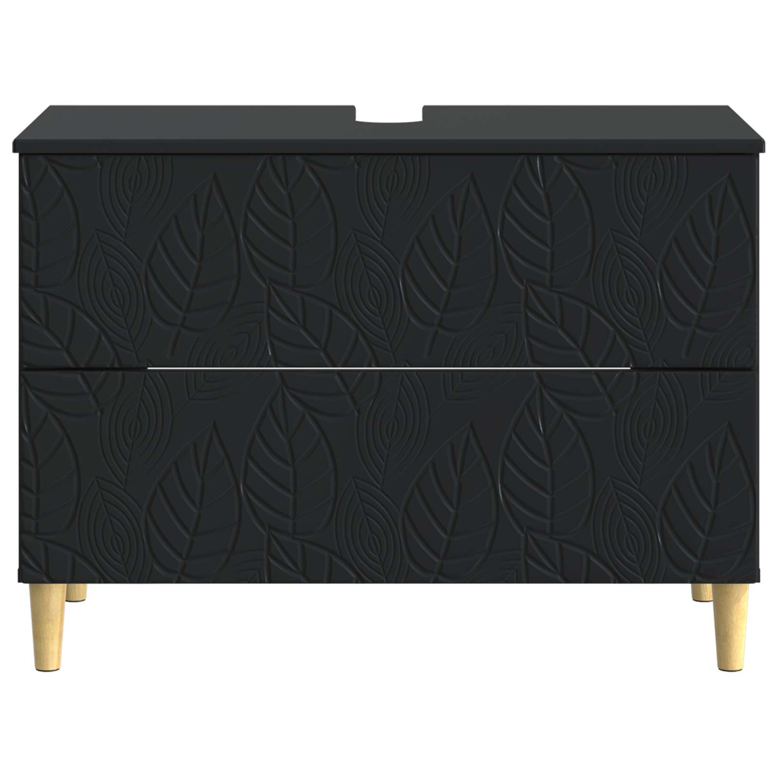 vidaXL Badkamer wastafelkast DELFT Wit 82 x 41 x 59 cm Bewerkt hout