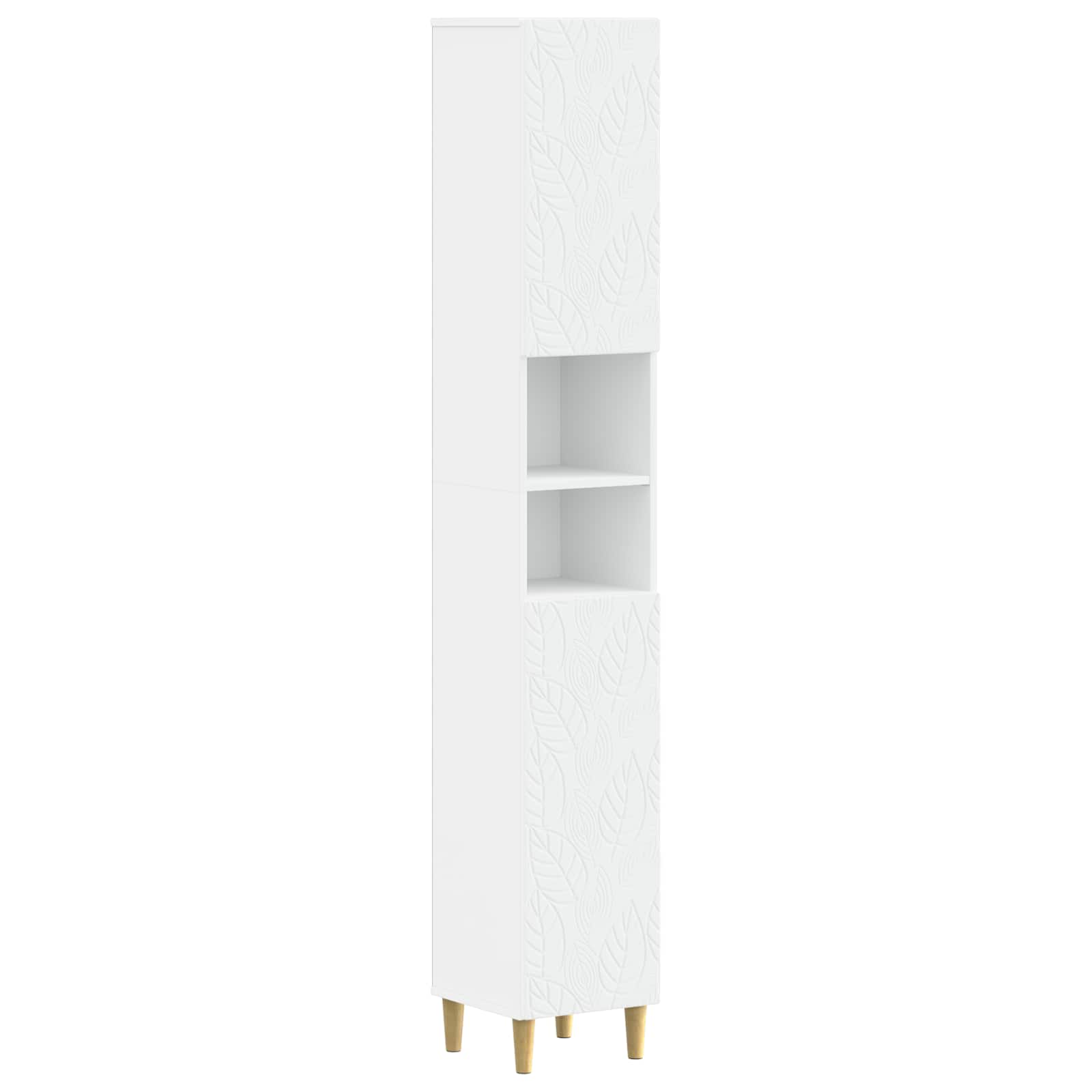 vidaXL Badkamerkast met Open Plank DELFT Wit 30 x 31 x 190 cm